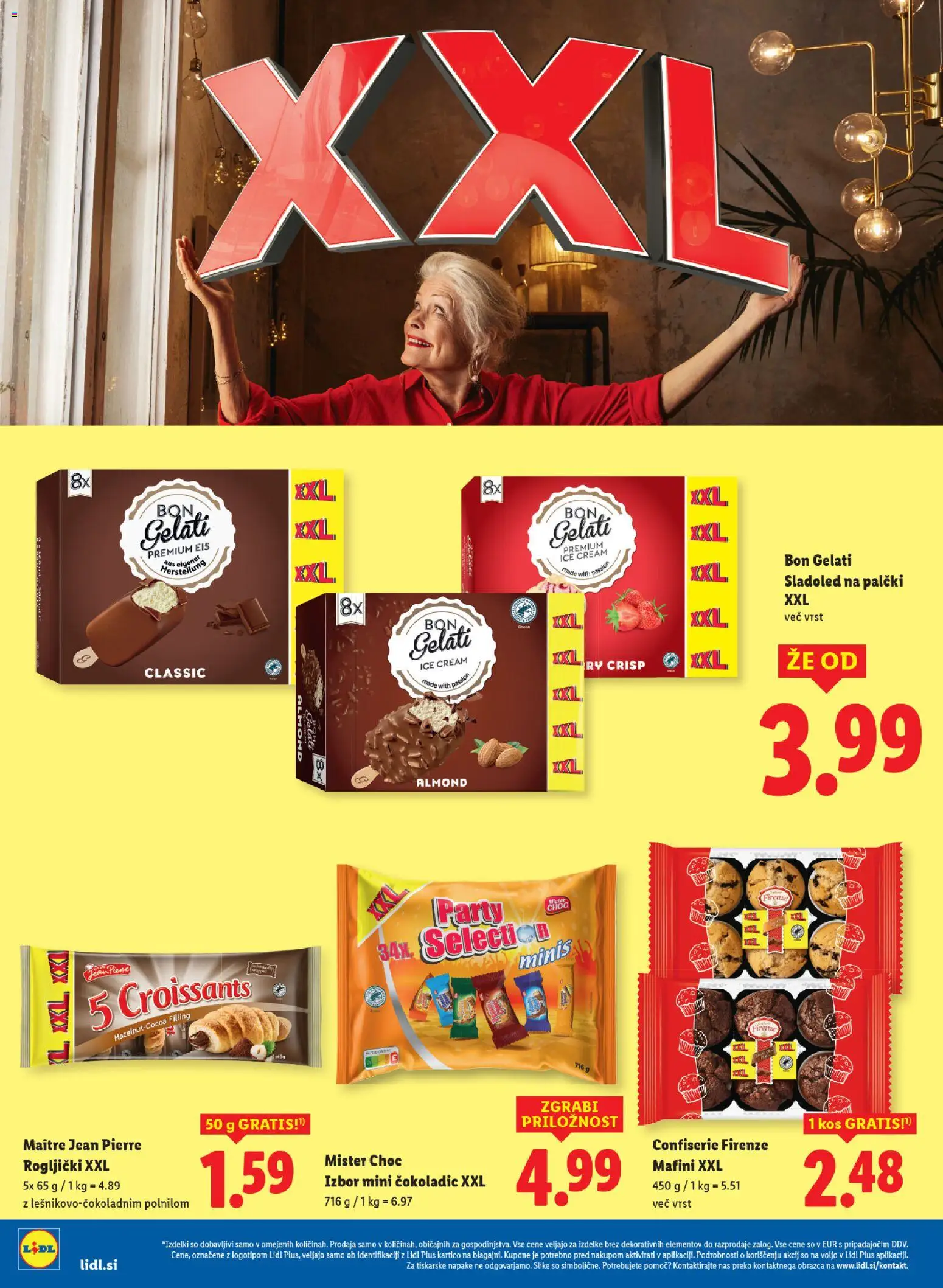 Novi Lidl katalog ponudbe – veljaven od 30.12.2025 | Stran: 26 | Izdelki: Rogljički, Kos, Sladoled