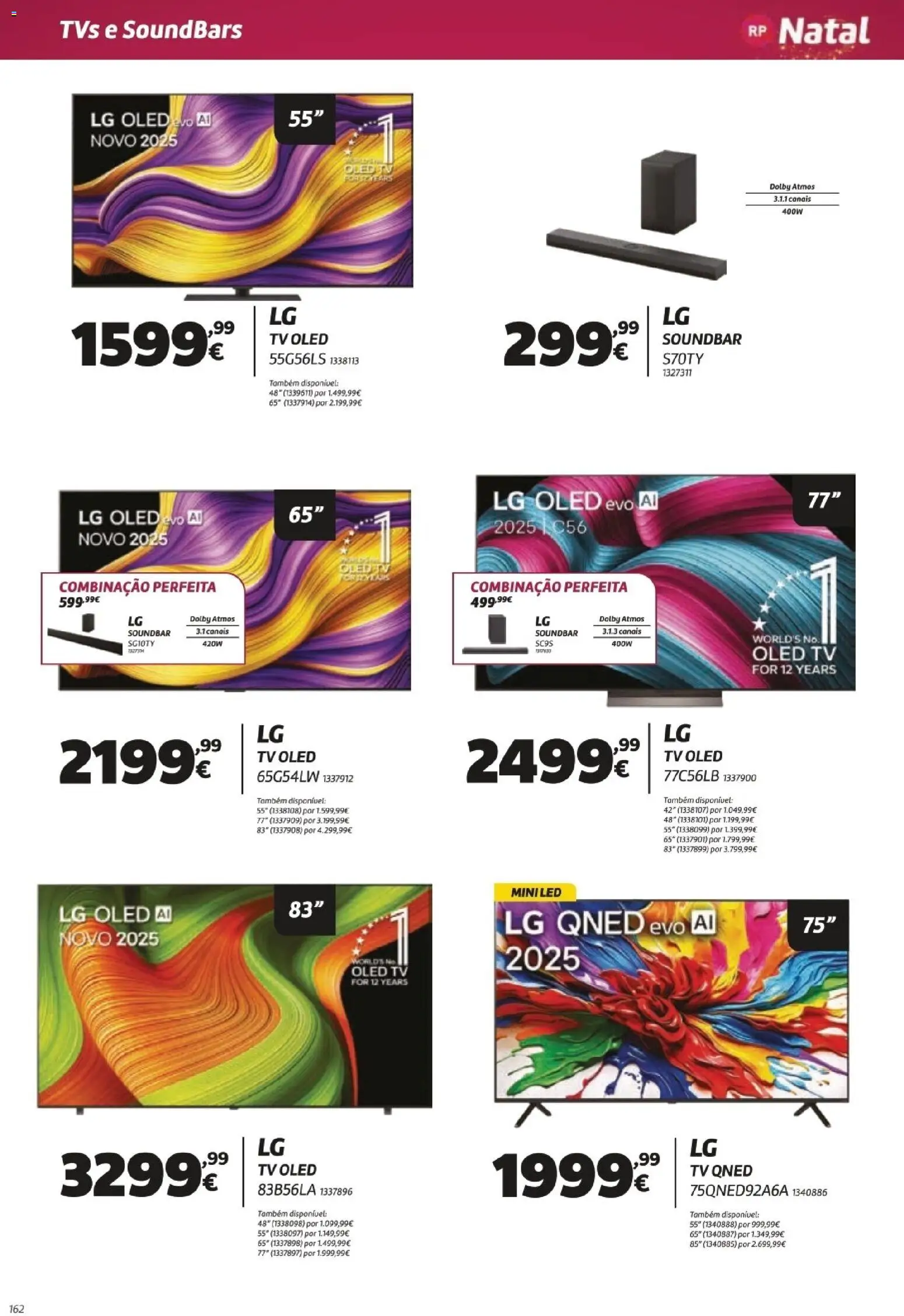 Radio Popular - Especial Natal │ válido de 05.12.2025 | Página: 162 | Produtos: Soundbar