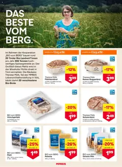 MPREIS Absam gültig ab 04.09.2025 | Seite: 8 | Produkte: Jääkaappipakastin, Mühle, Bäckerei