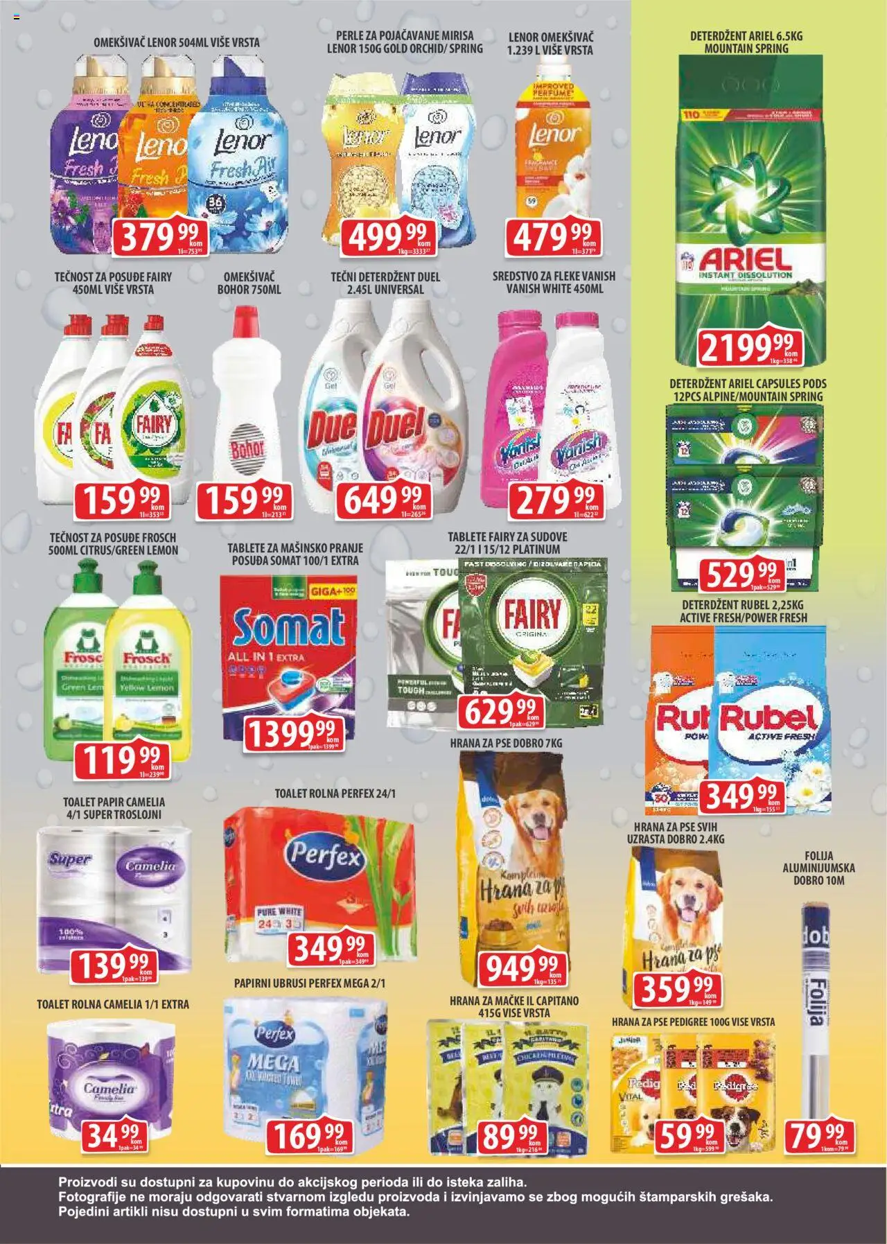 Fortuna Market katalog - važi od 13.08.2025 | Strana: 16 | Proizvode: Somat, Lenor, Toalet papir, Hrana za pse