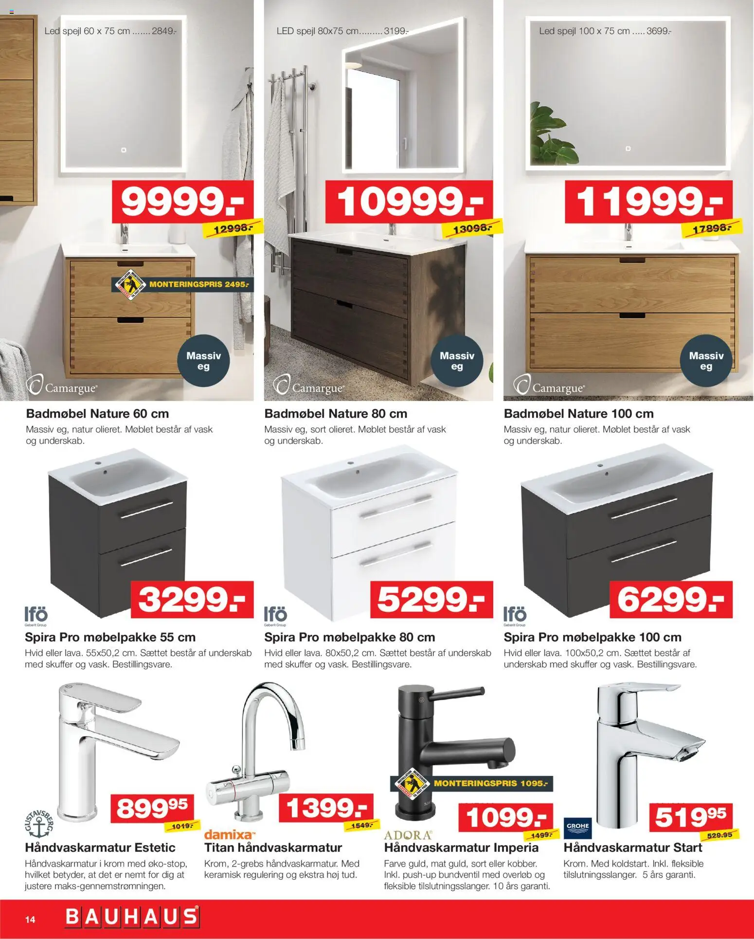 Bauhaus tilbudsavis – gyldig fra 31.10.2025 | Side: 14 | Produkter: Spejl
