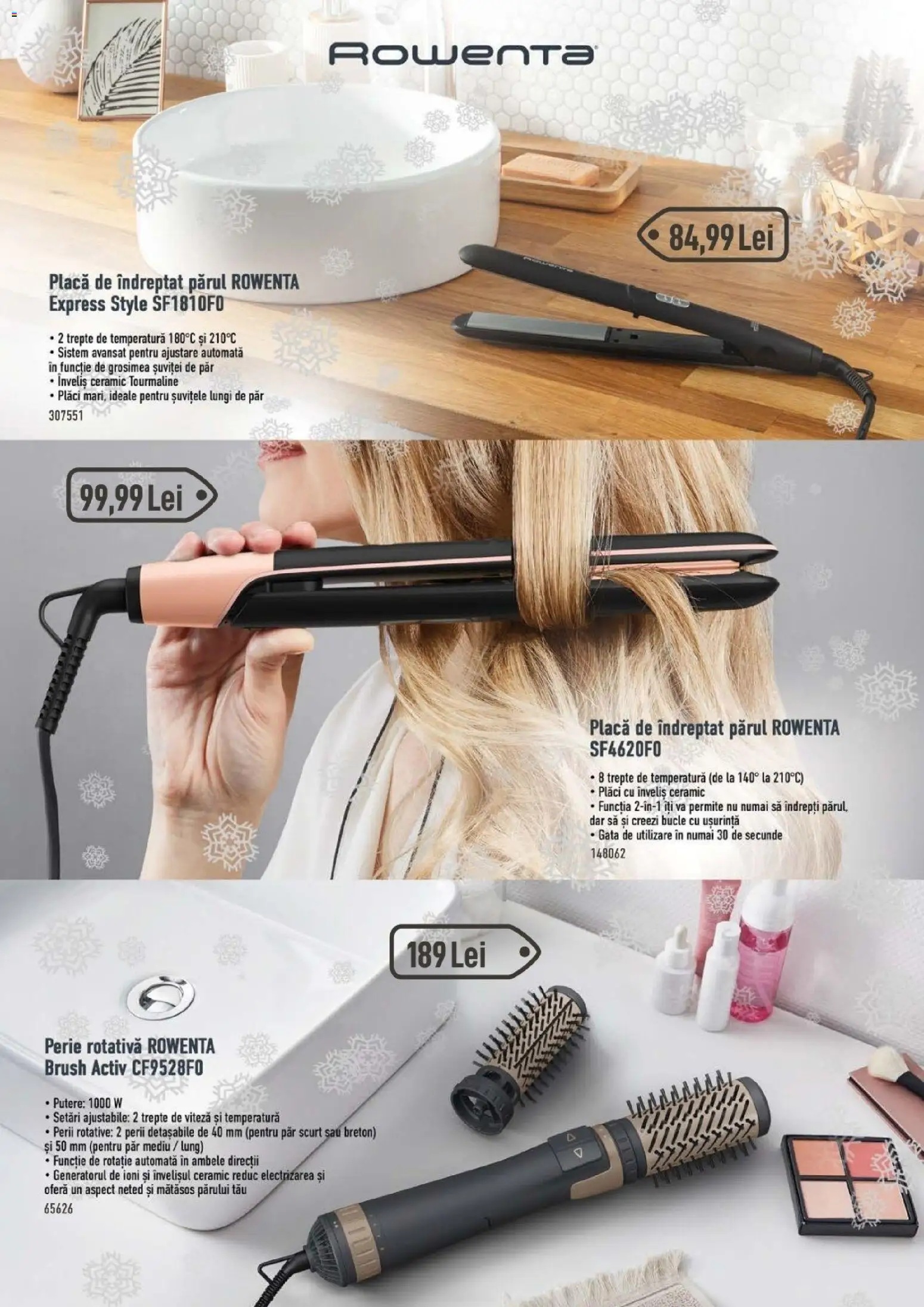 Noul catalog Selgros – valabil de la 24.11.2025 | Pagină: 14 | Produse: Delgeç, Perie rotativă, Placă De Îndreptat Părul, Perie