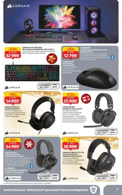 Auchan - Hipermarket gamer ajánlataink - amely érvényes a következő dátumtól: 20.11.2025 | Oldal: 7 | Termékek: Audio, Mikrofon, Óra
