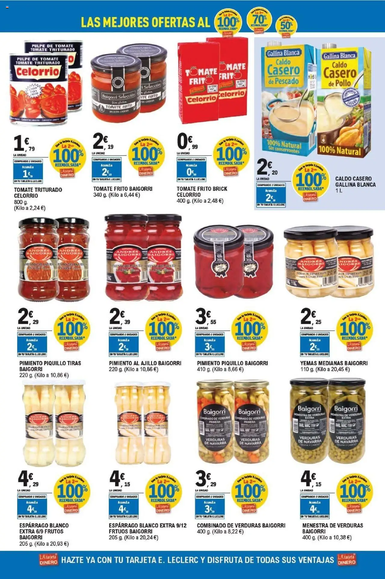 E.Leclerc folleto │ válido desde el 22.10.2025 | Página: 17 | Productos: Pescado, Κάδος απορρυμάτων, Tomate triturado