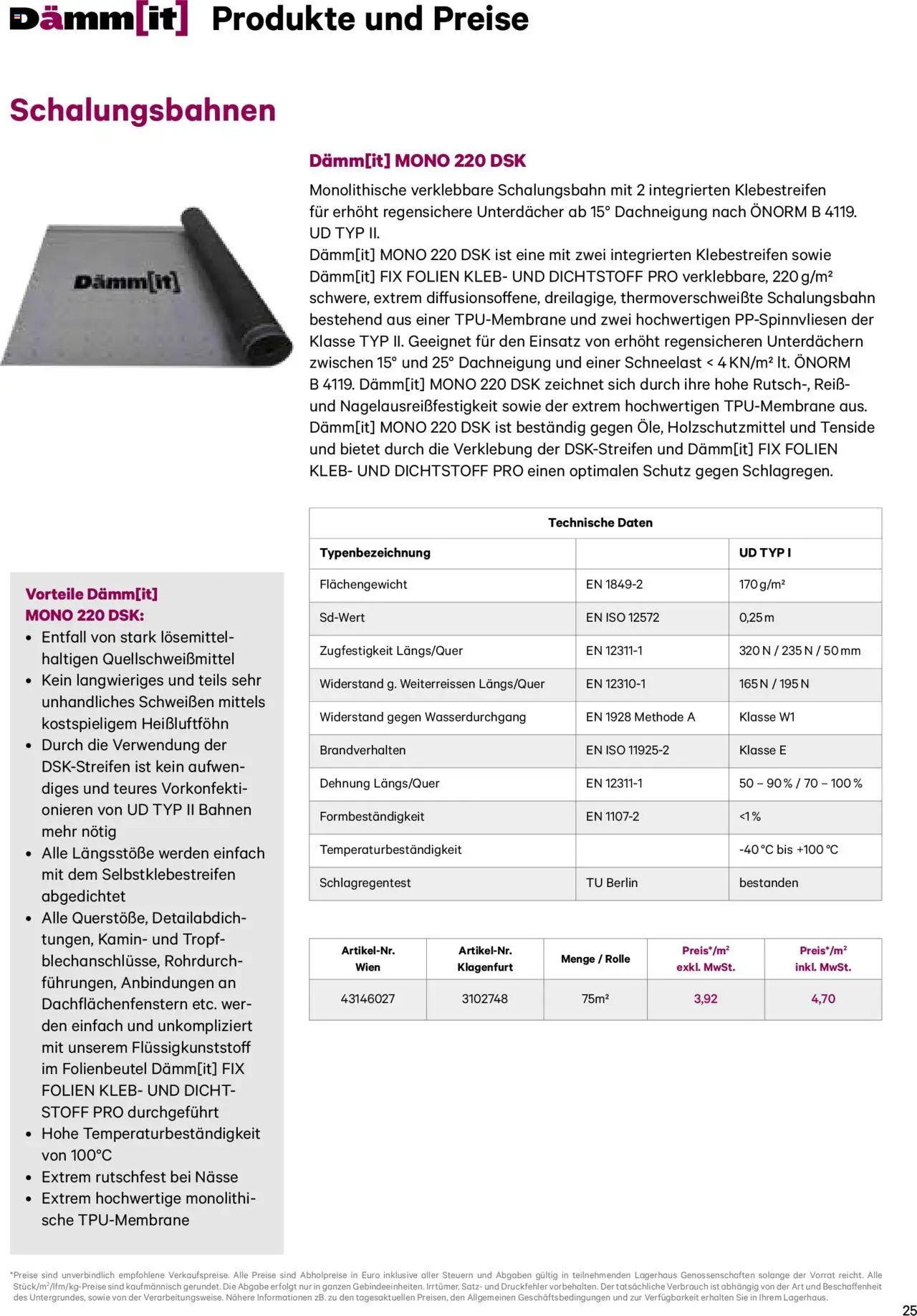 Lagerhaus Dämm[it] Katalog 2025 gültig ab 08.01.2025 | Seite: 25