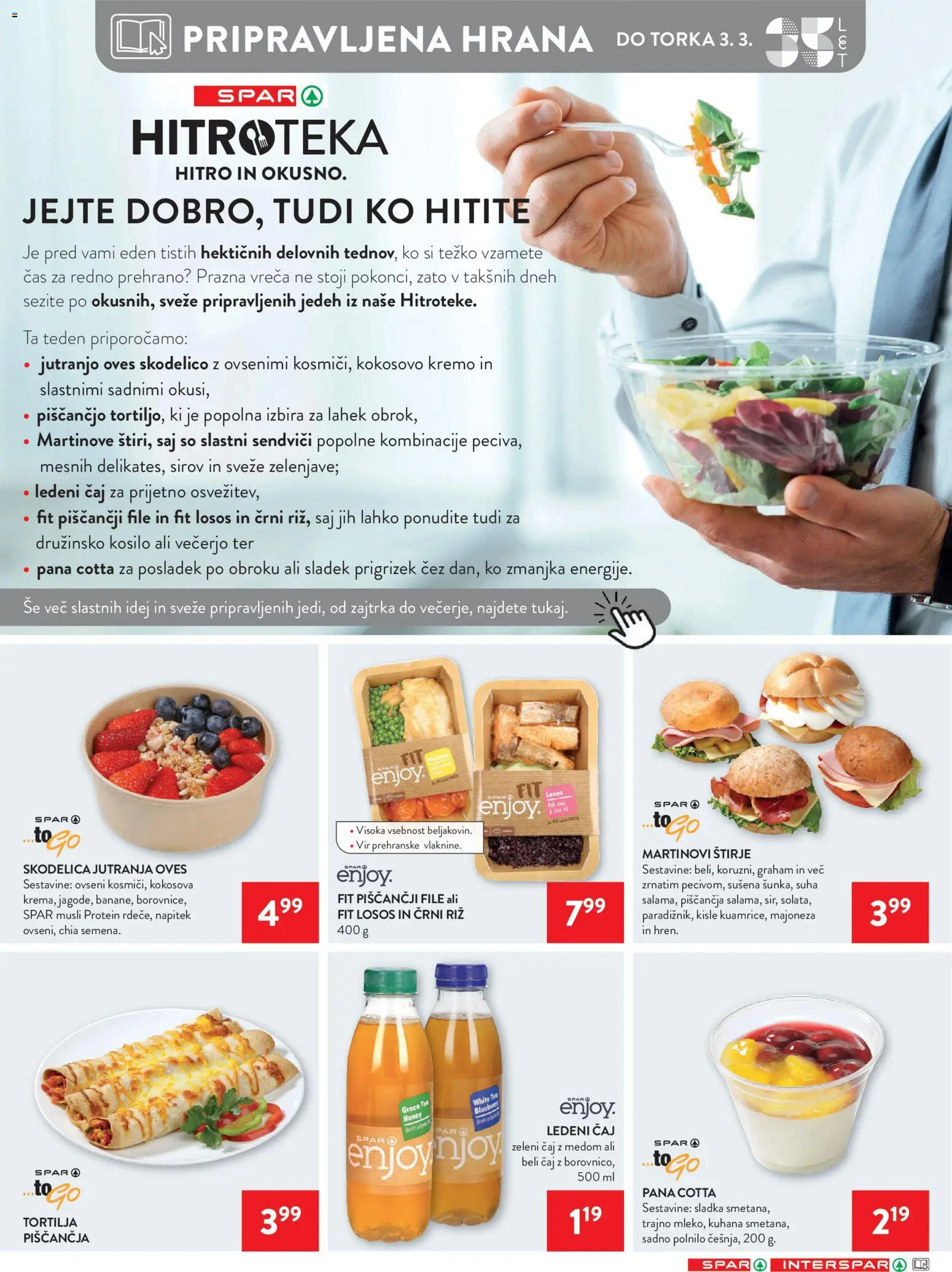 Novi Spar katalog ponudbe – veljaven od 25.02.2026 | Stran: 11 | Izdelki: Skodelica, Losos, Ledeni čaj, Caj