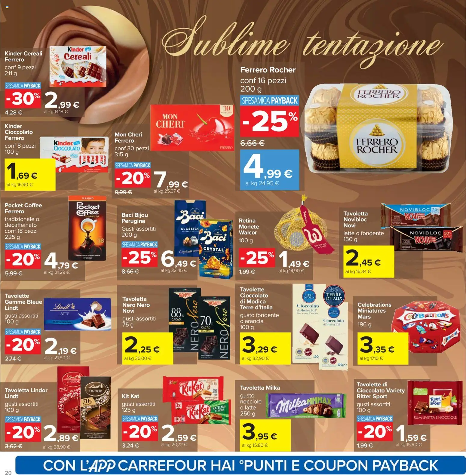 Volantino Carrefour del 07.11.2025 | Pagina: 20 | Prodotti: Cioccolato, Rum, Arancia, Cacao