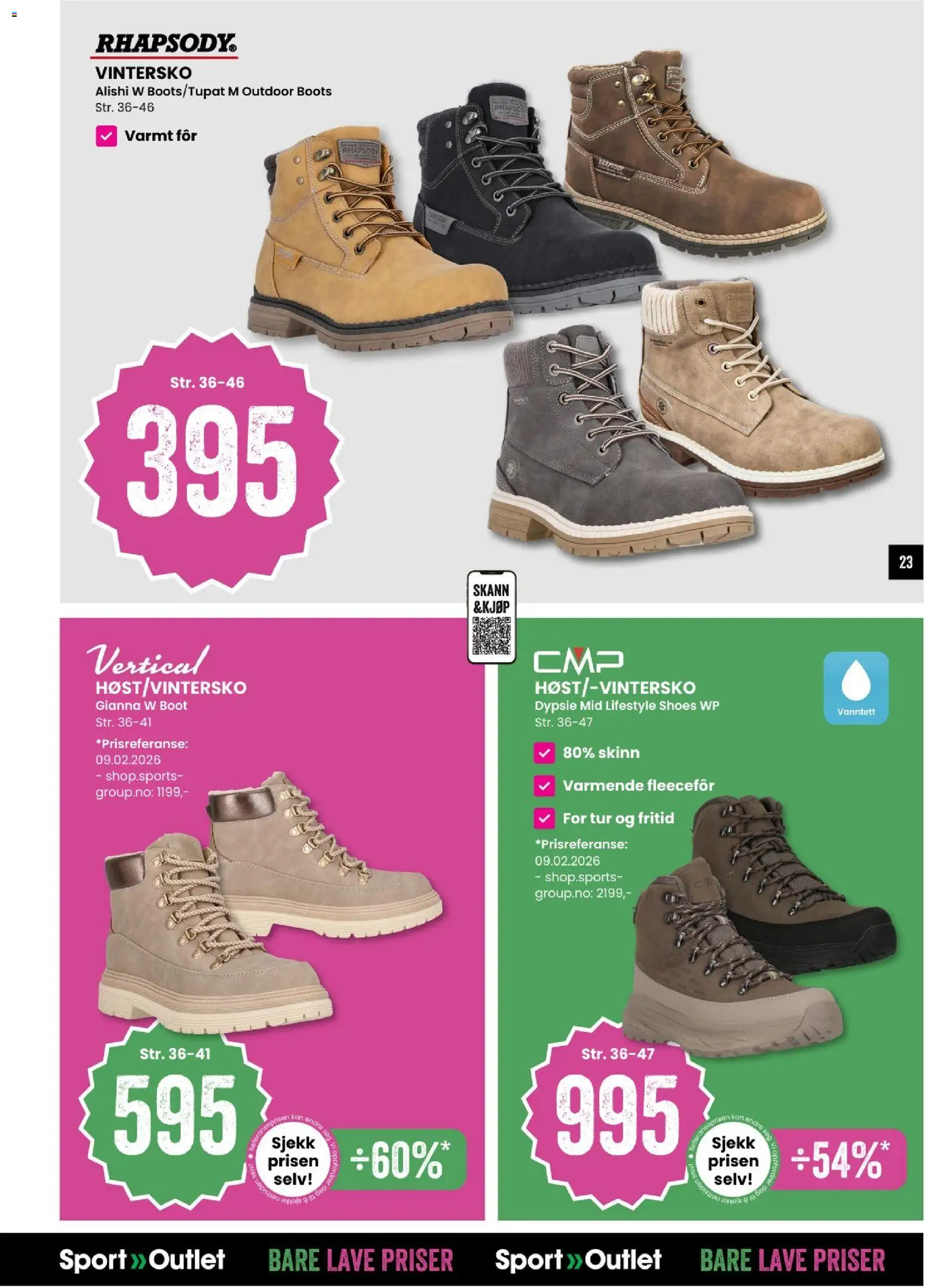 {H1} | Side: 23 | Produkter: Boots