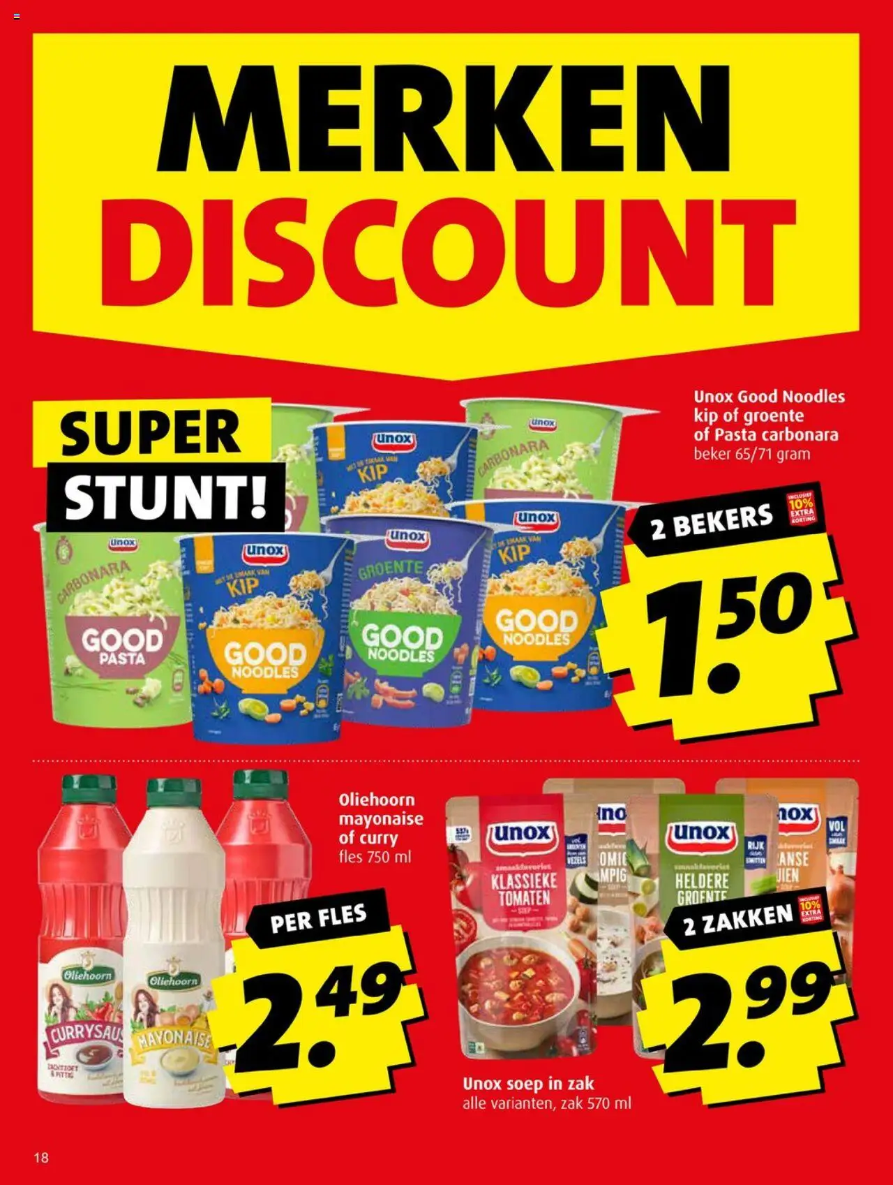  | Pagina: 18 | Producten: Tomaten, Beker, Pasta, Zak