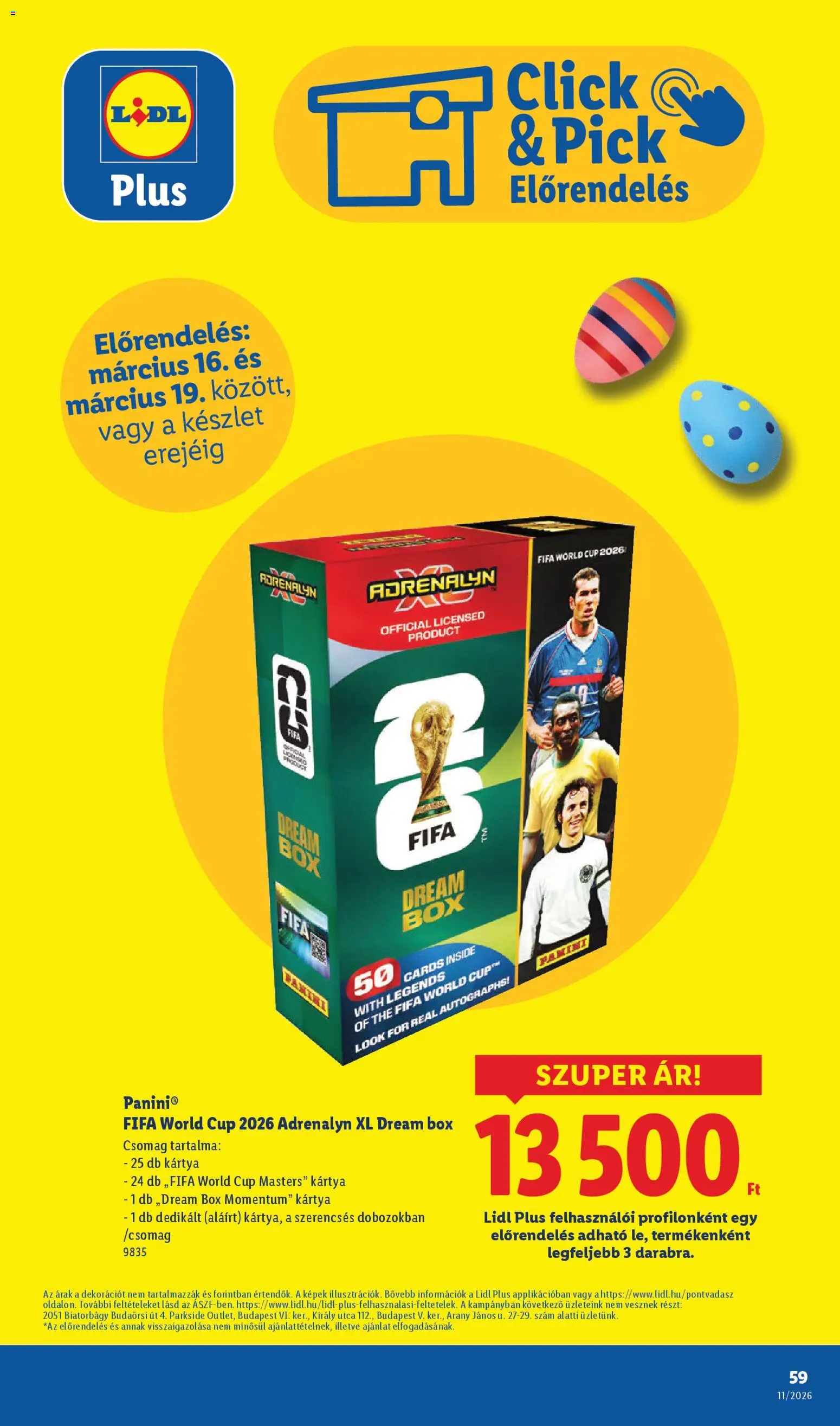 Lidl akciós ujság - amely érvényes a következő dátumtól: 12.03.2026 | Oldal: 59 | Termékek: Parkside, Pick