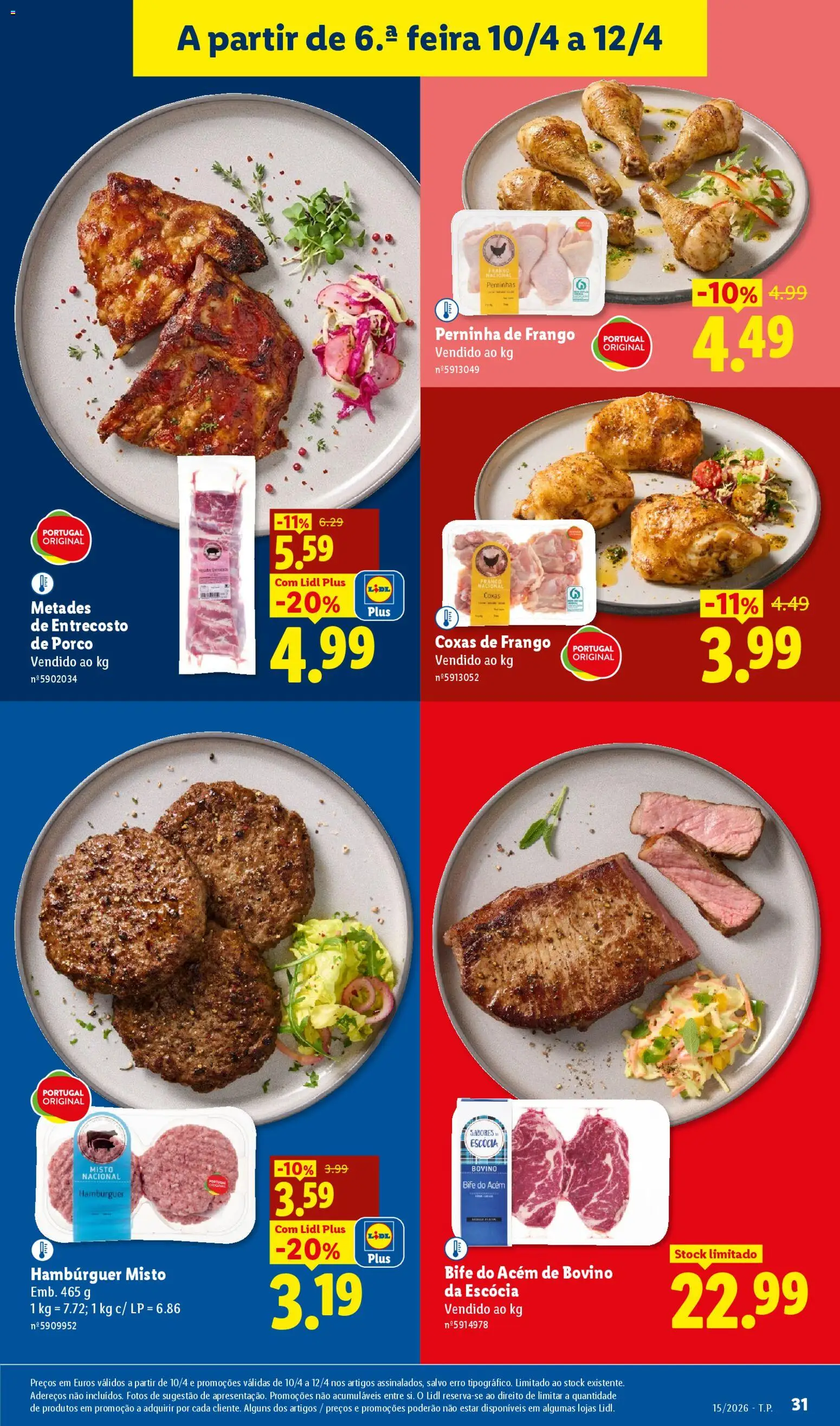 Lidl folheto │ válido de 06.04.2026 | Página: 31 | Produtos: Frango, Hambúrguer