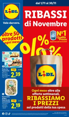Anteprima del volantino Lidl Novembre catalogo valido a partire dal 01.11.2025