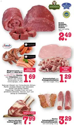 Scotch Rouladen, Braten oder Gulasch, zart und saftig, 100 g ab 20.04.2026 gültig | Seite: 3 | Produkte: Spargel, Gulasch, Steak, Fleisch