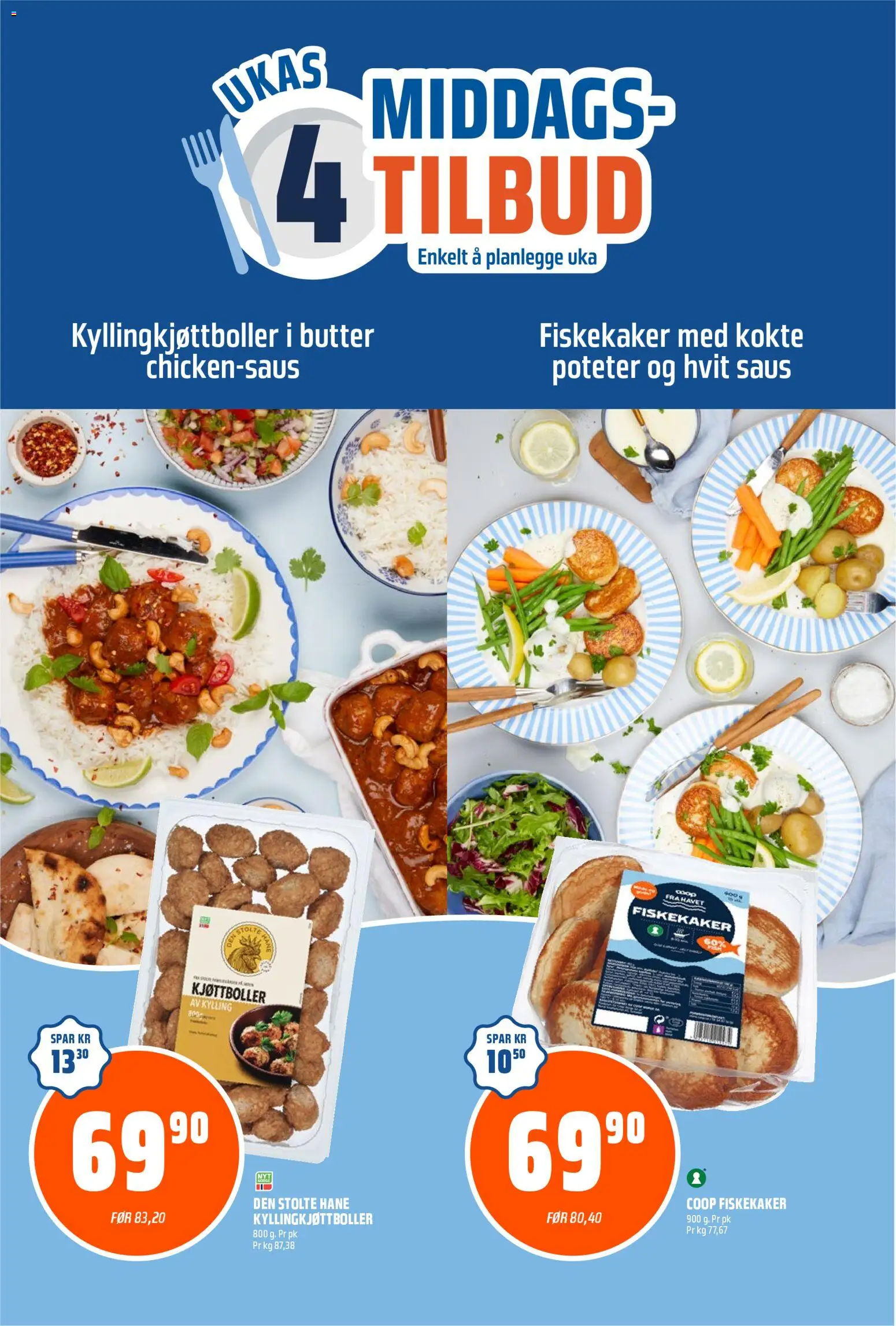 {H1} | Side: 11 | Produkter: Kylling, Шурупи, Poteter, Saus