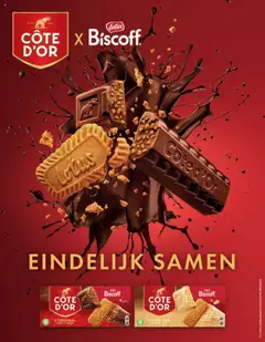 CÔTE D'OR L'ORIGINAL LAIT MELK, Chocolate bar with Lotus Biscoff - Voorbeeld van een folder van Delhaize, geldig van 06.10.2025 | Pagina: 80 | Producten: Melk