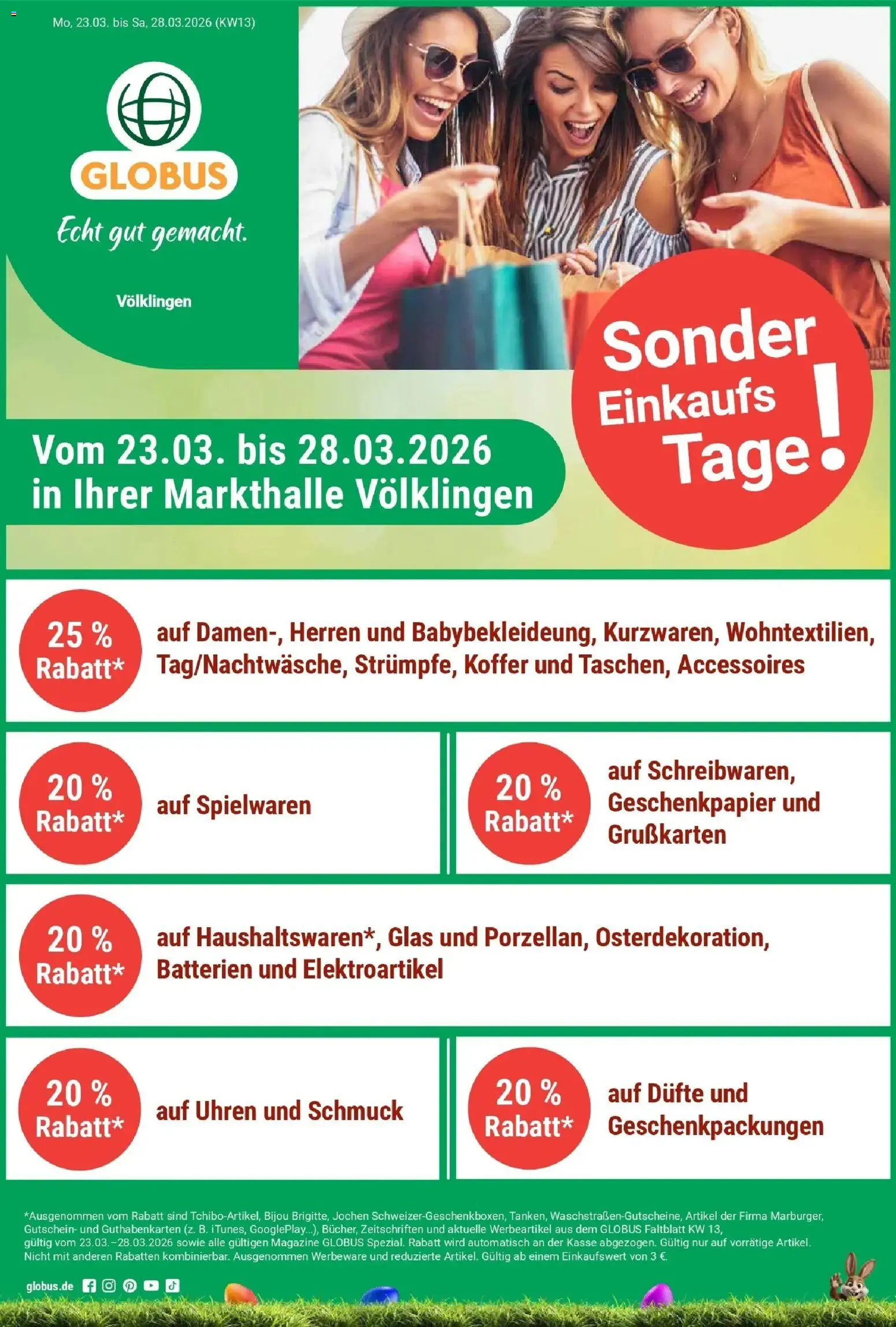Globus prospekt Völklingen	 – gültig ab 23.03.2026 | Seite: 1 | Produkte: Batterien, Koffer