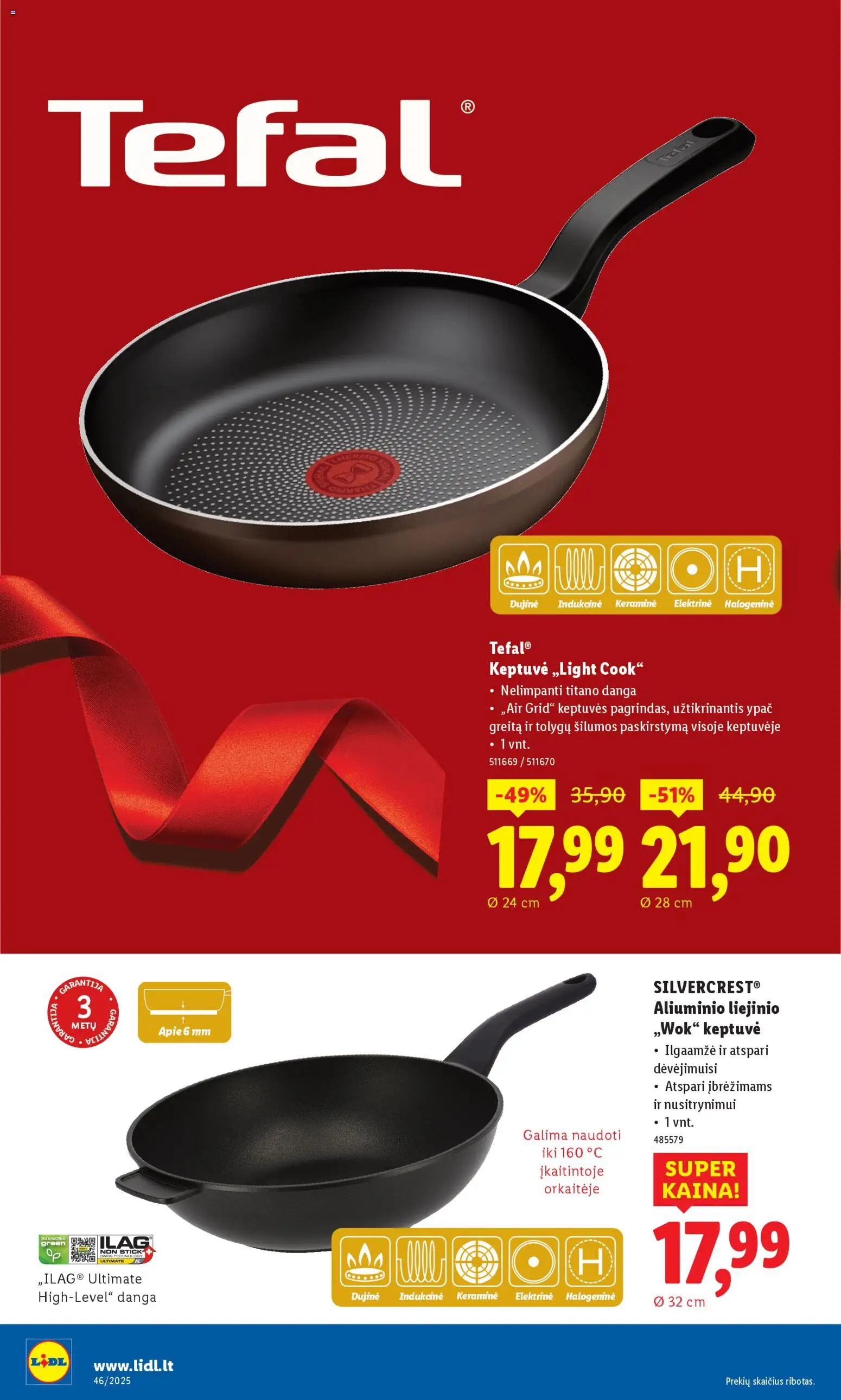 LIDL akcijos nuo 10.11.2025 | Puslapis: 26 | Prekių: Keptuvė
