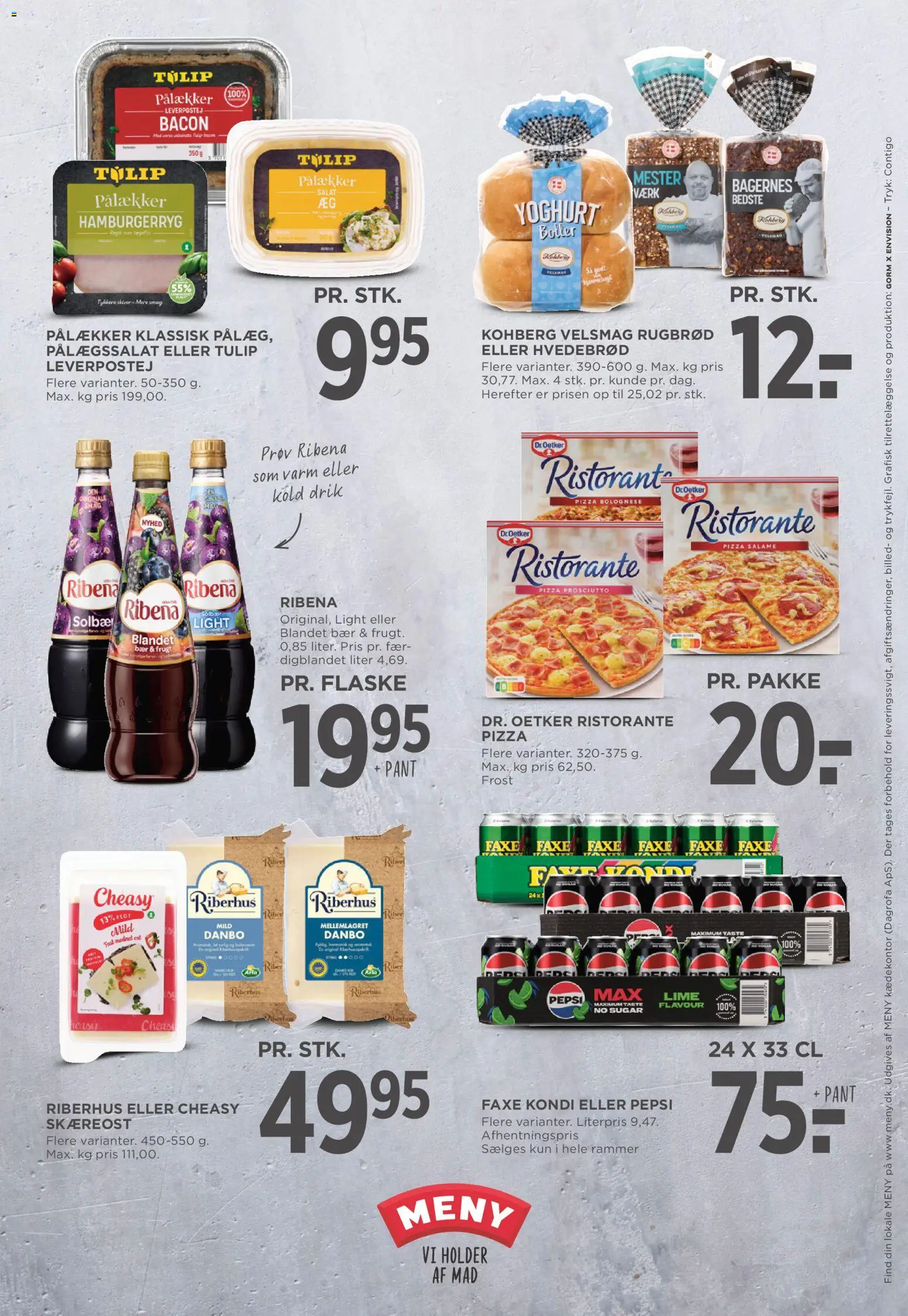 Meny tilbudsavis – gyldig fra 09.01.2026 | Side: 32 | Produkter: Yoghurt, Rugbrød, Hamburgerryg, Pepsi