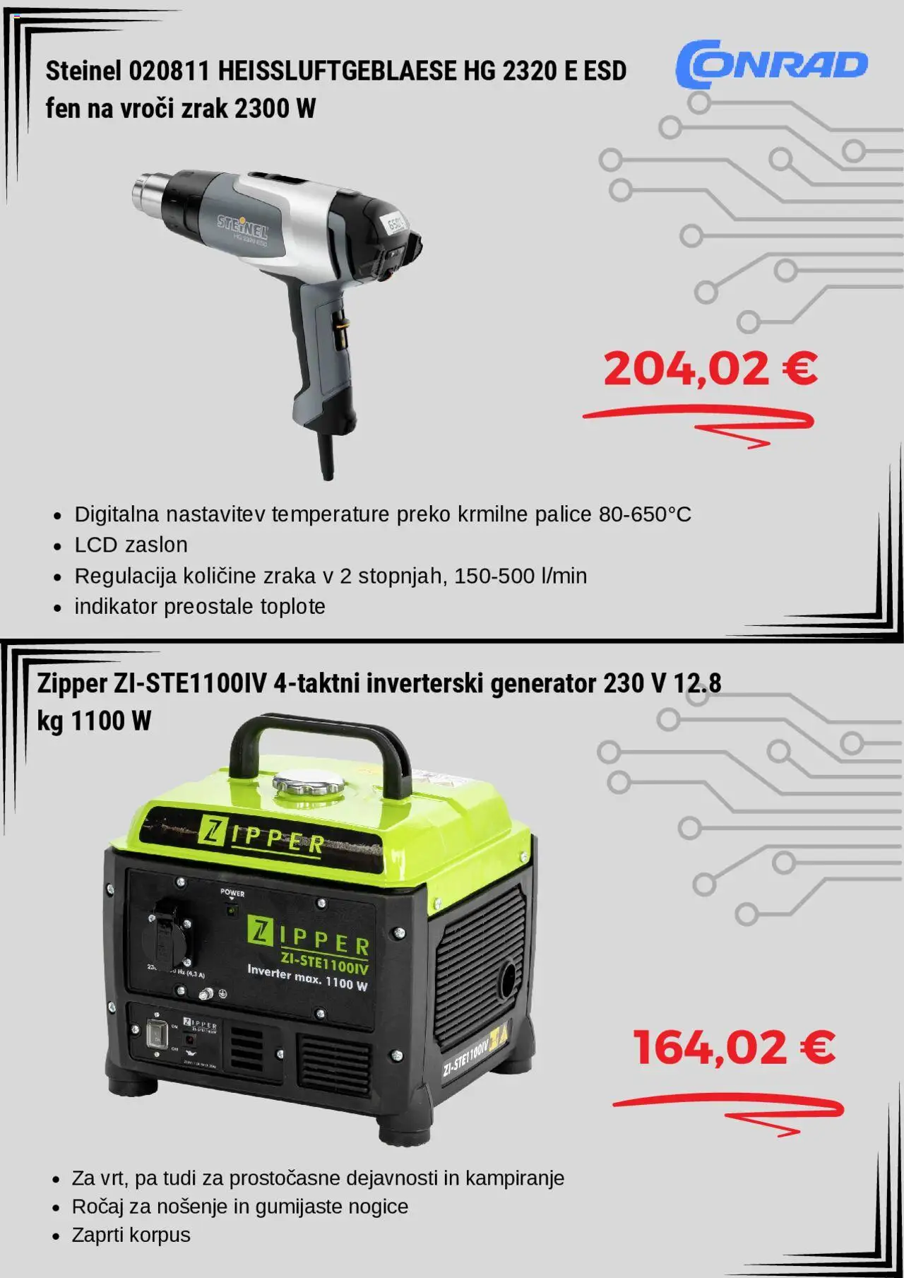 Conrad katalog │ velja od 14.08.2025 | Stran: 2 | Izdelki: Generator