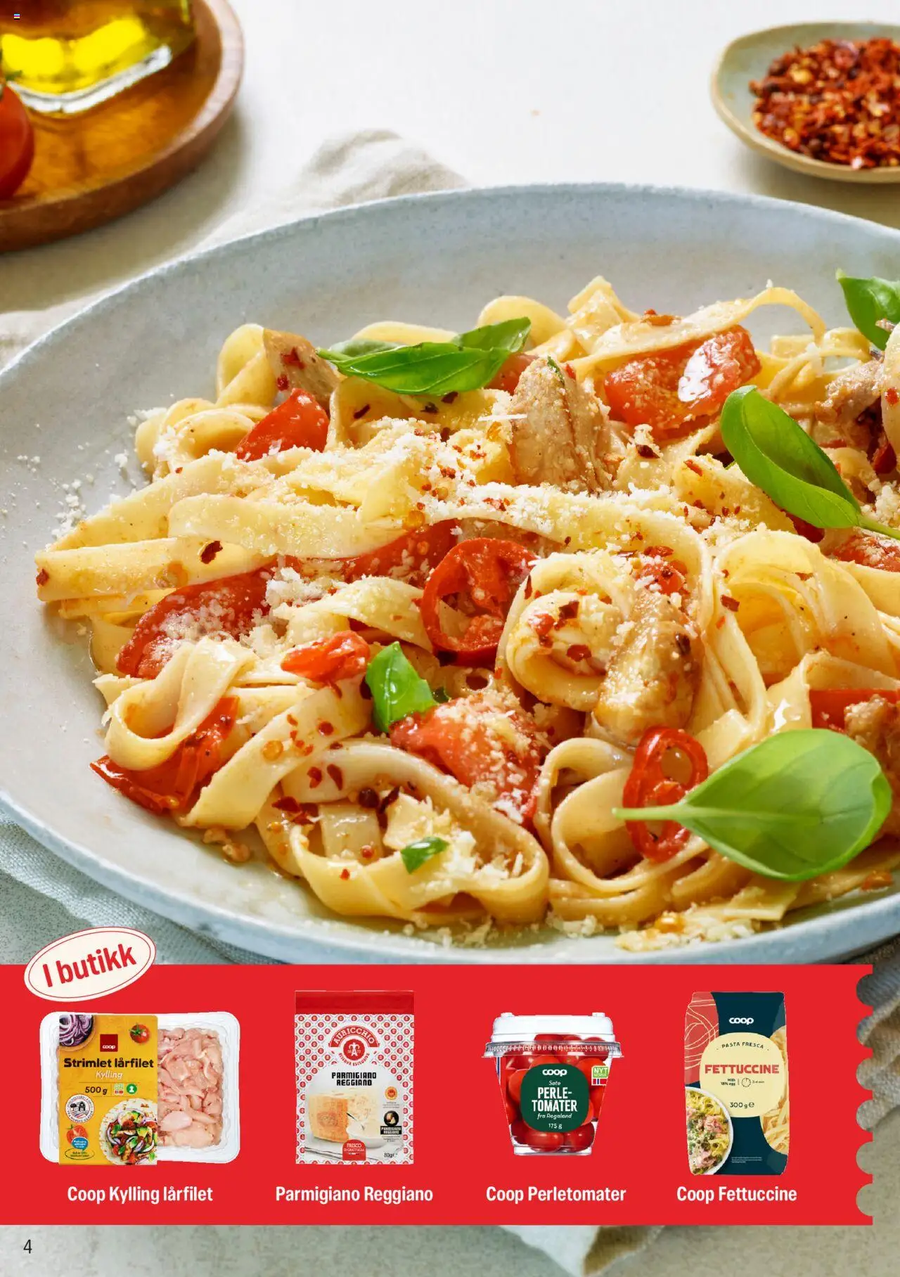  | Side: 4 | Produkter: Skruvdragare, Kylling, Tomater, Pasta