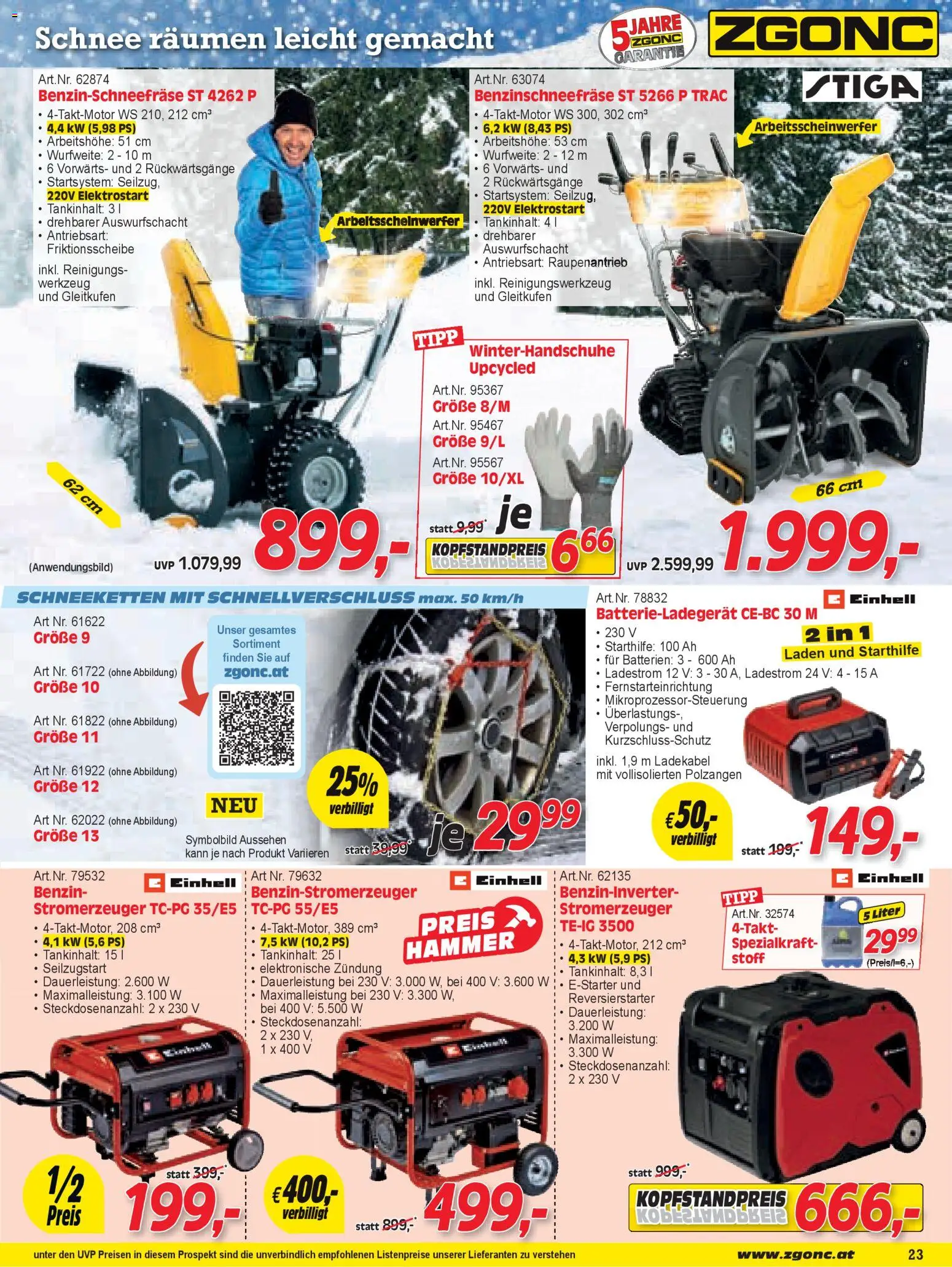 Zgonc Flugblatt Jänner I 2026 gültig ab 01.01.2025 | Seite: 23