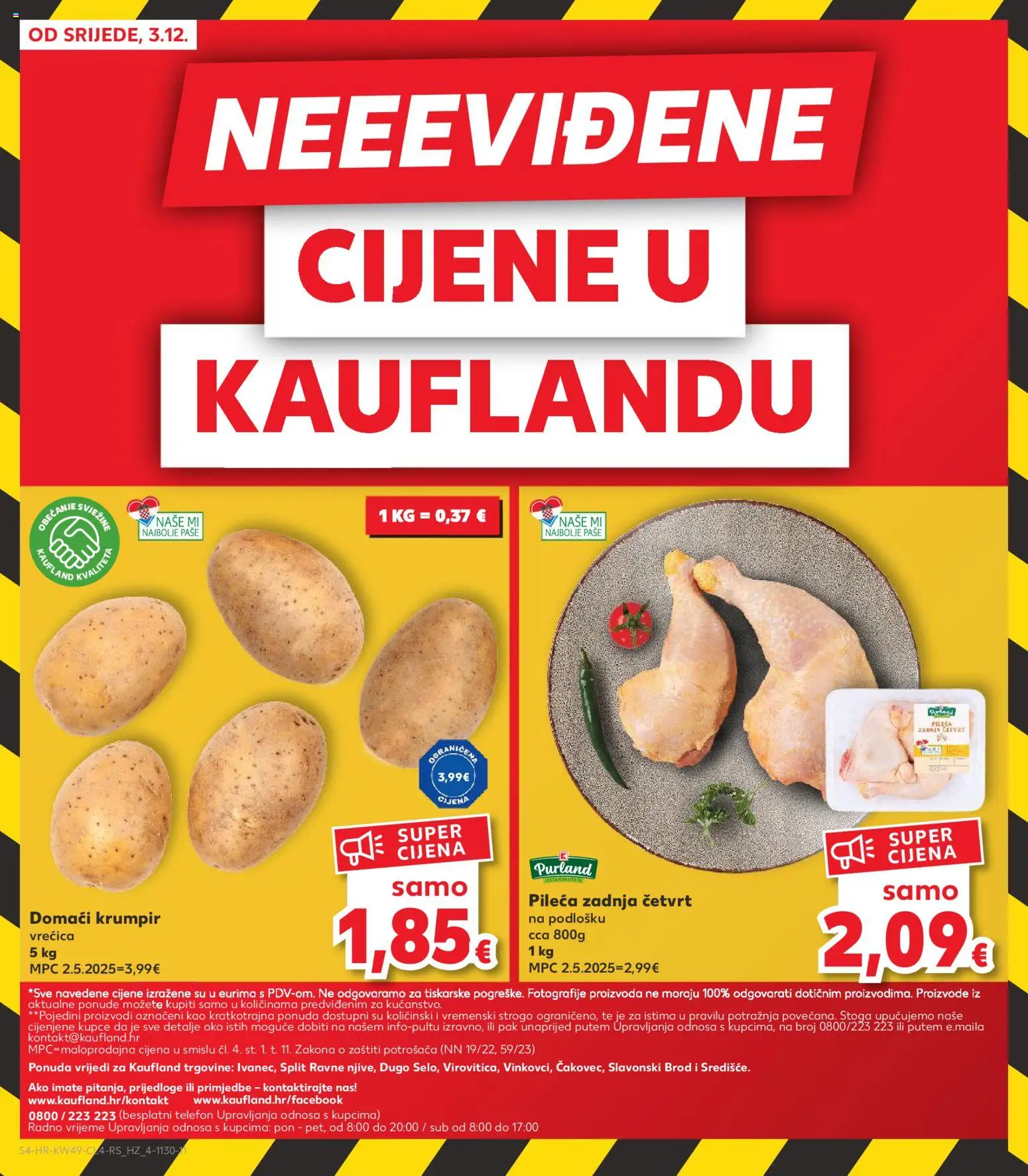 Kaufland katalog | vrijedi od 03.12.2025 | Stranica: 4 | Proizvodi: Krumpir, Telefon