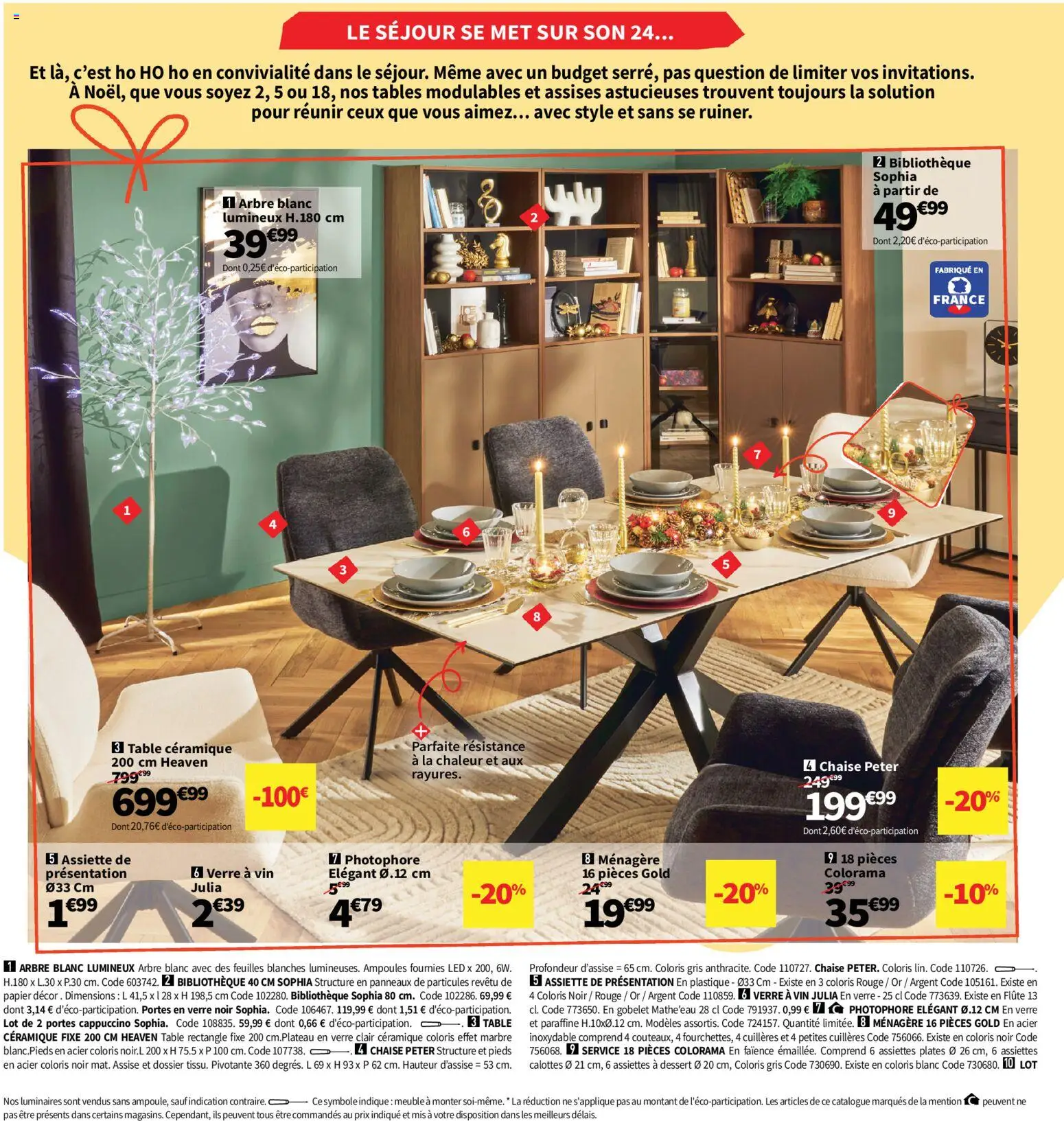 {H1} | Page: 12 | Produits: Meuble, Cuillères, Table, Chaise