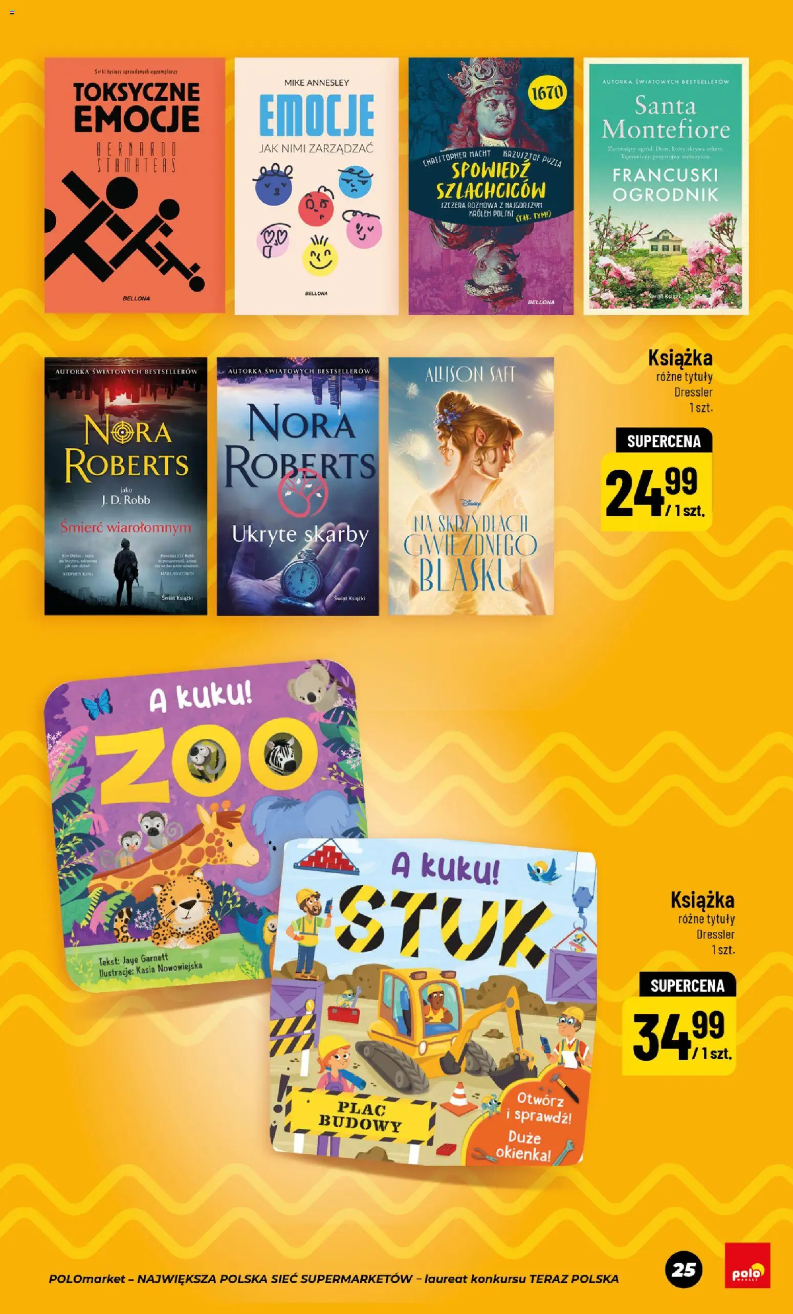 POLOmarket gazetka - Wielkanoc od 06.03.2026 | Strona: 25 | Produkty: Książki