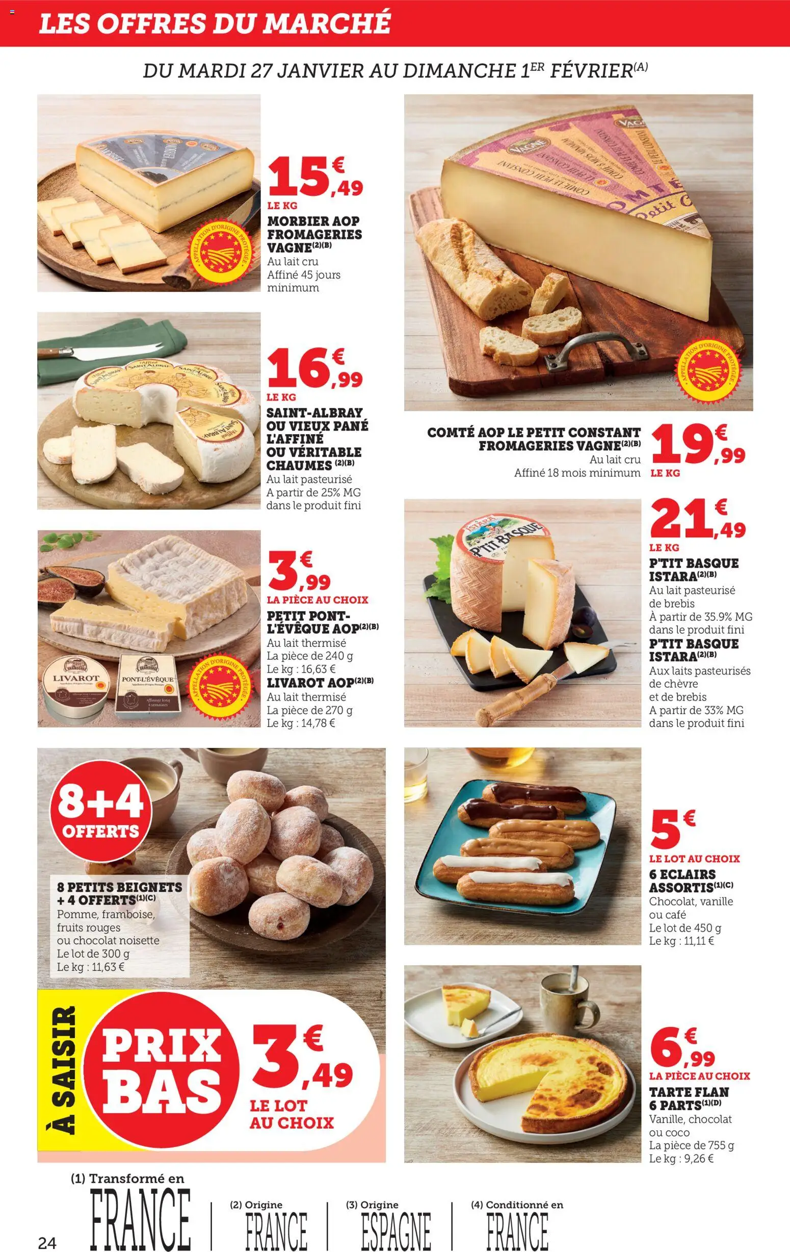 {H1} | Page: 24 | Produits: Noisette, Morbier aop, Lait, Café