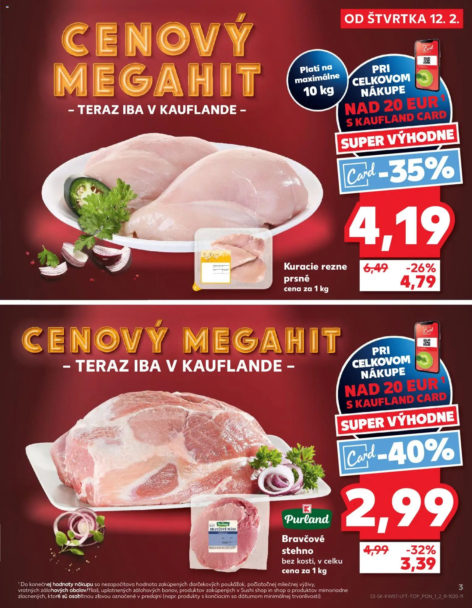 Nové Kaufland akcie – leták je platný od 12.02.2026 | Strana: 3
