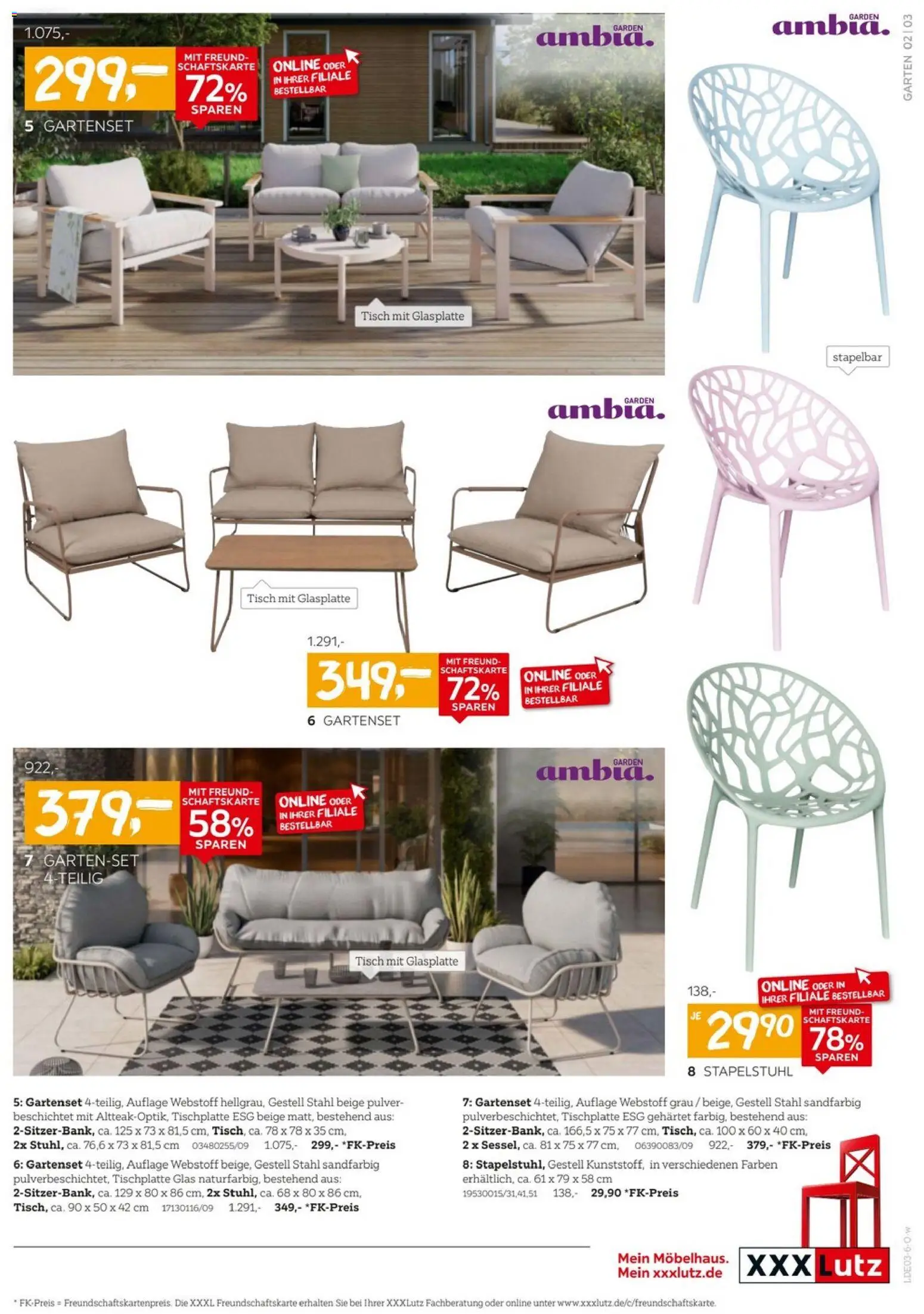 XXXL Lutz Garten-Preisheits – gültig ab 22.03.2026 | Seite: 3