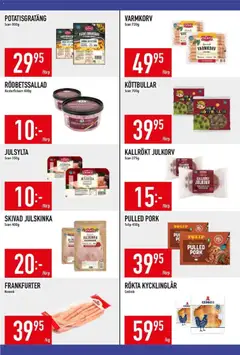Matdax - erbjudanden - Förhandsvisning av reklamblad från butik Matdax aktuell från 29.12.2025 | Sida: 13 | Produkter: Rödbetssallad, Varmkorv, Köttbullar, Potatisgratäng