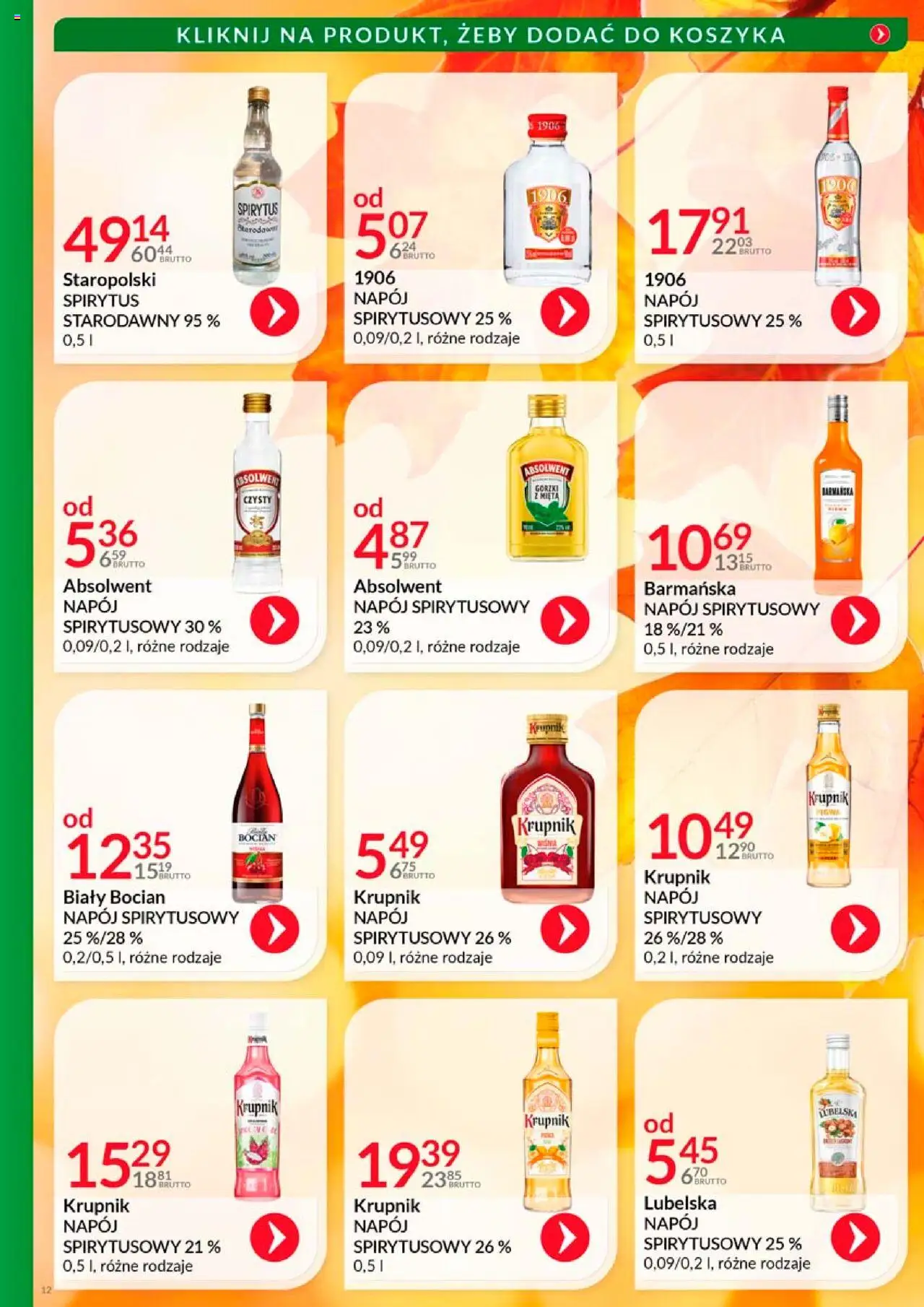Eurocash Gazetka - Katalog Alkoholowy od 01.10.2025 | Strona: 12