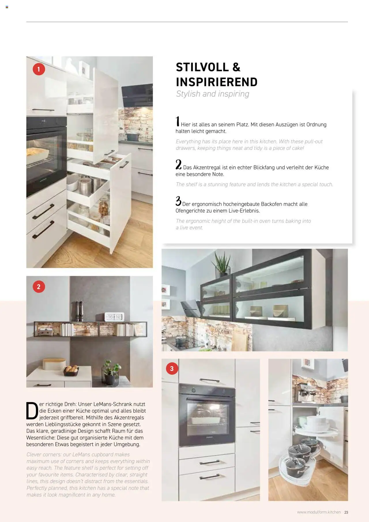 Ostermann Modulform Küchenprospekt  – gültig ab 26.05.2025 | Seite: 23 | Produkte: Küche, Backofen