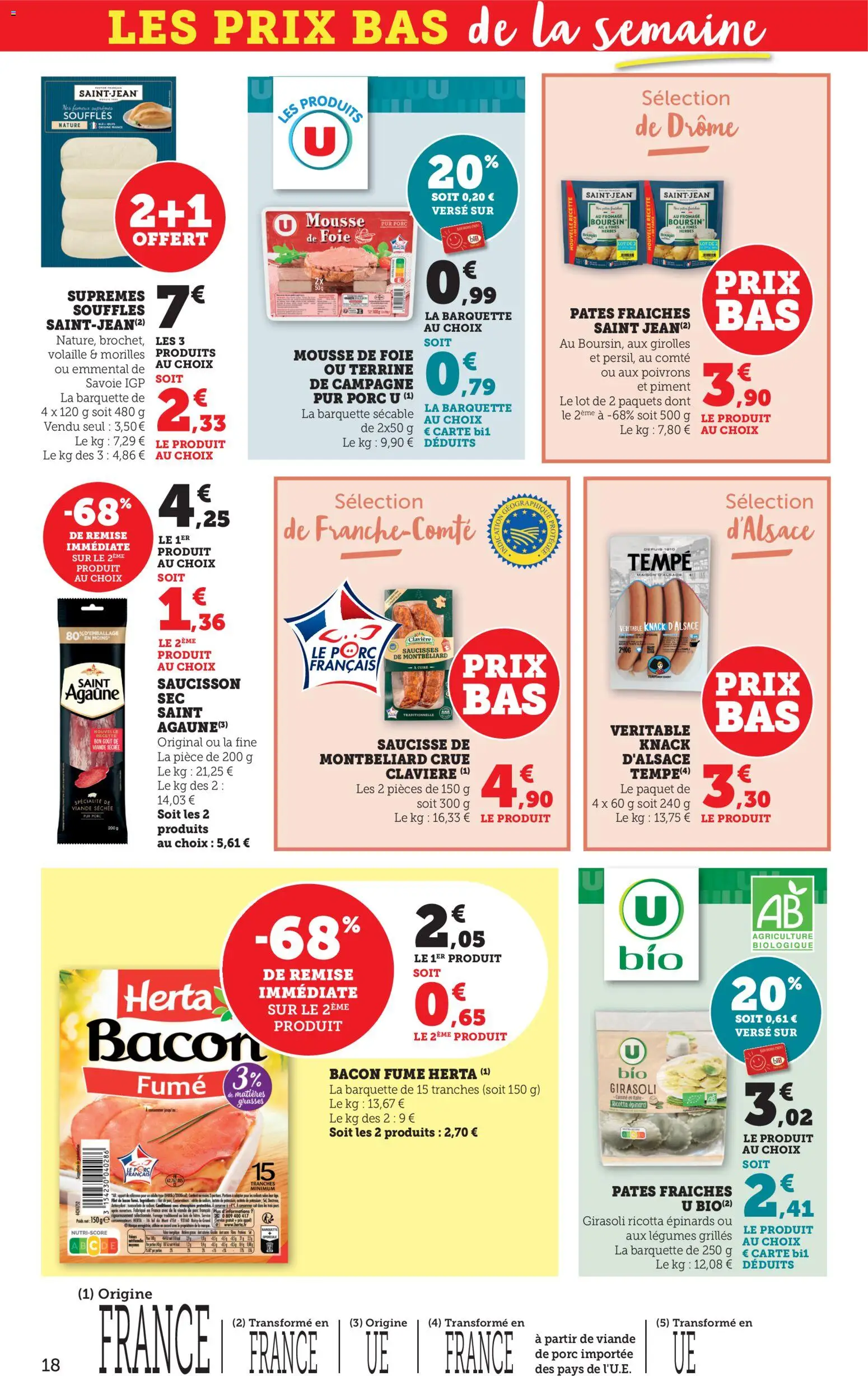 {H1} | Page: 18 | Produits: Ail, Saucisse, Viande, Porc