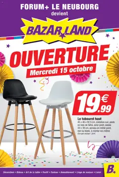 Bazarland - Prévisualisation de Bazarland catalogue valide à partir de 15.10.2025