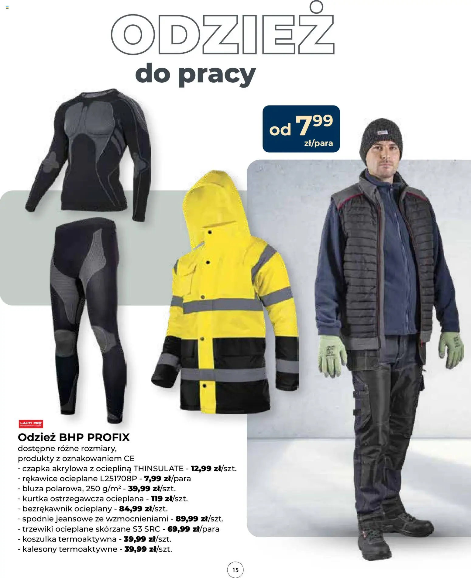 Mrówka Gazetka od 15.01.2026 | Strona: 15 | Produkty: Bezrękawnik, Kurtka, Spodnie, Czapka