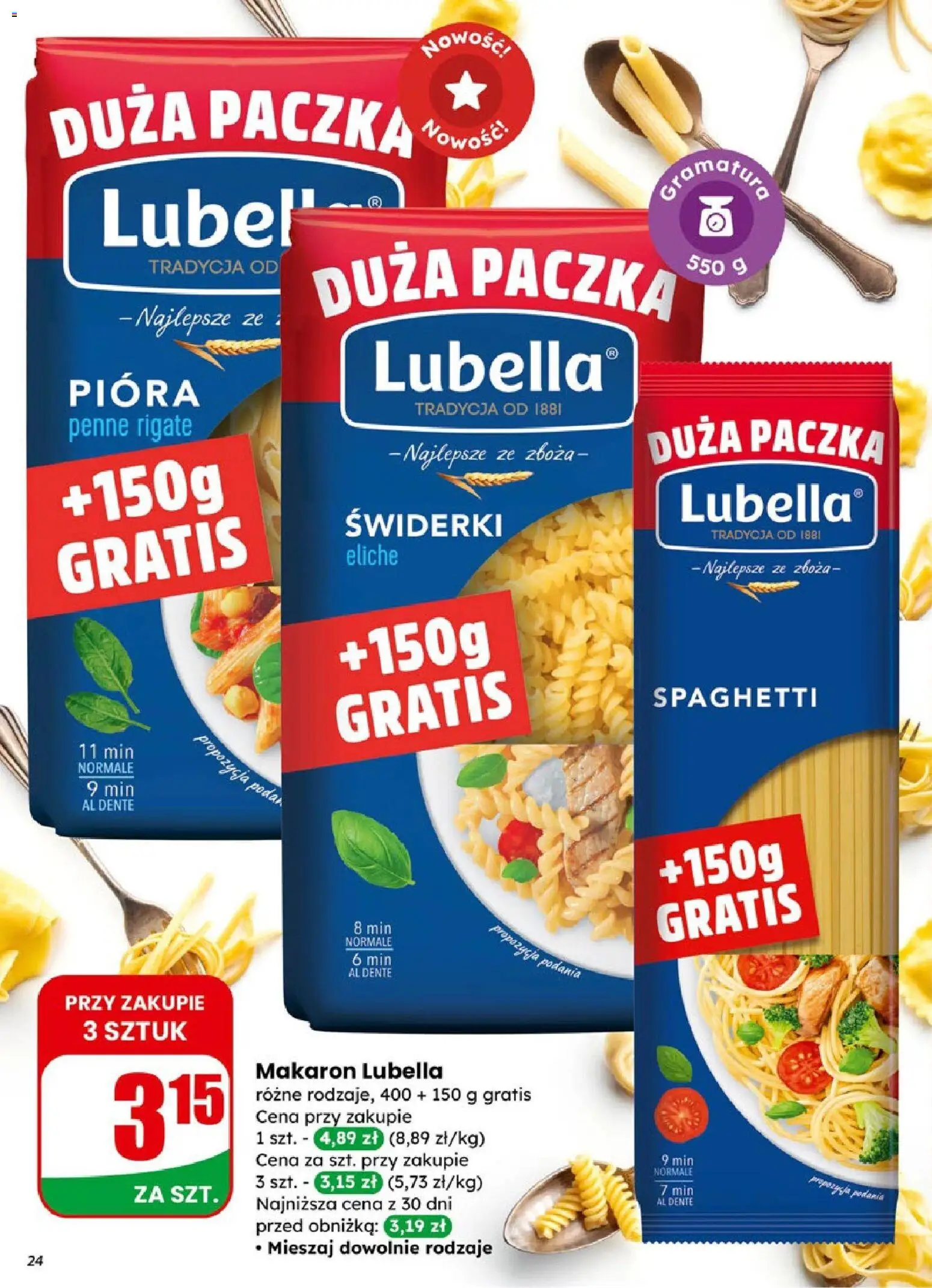 Dino Gazetka od 21.01.2026 | Strona: 24 | Produkty: Penne, Makaron