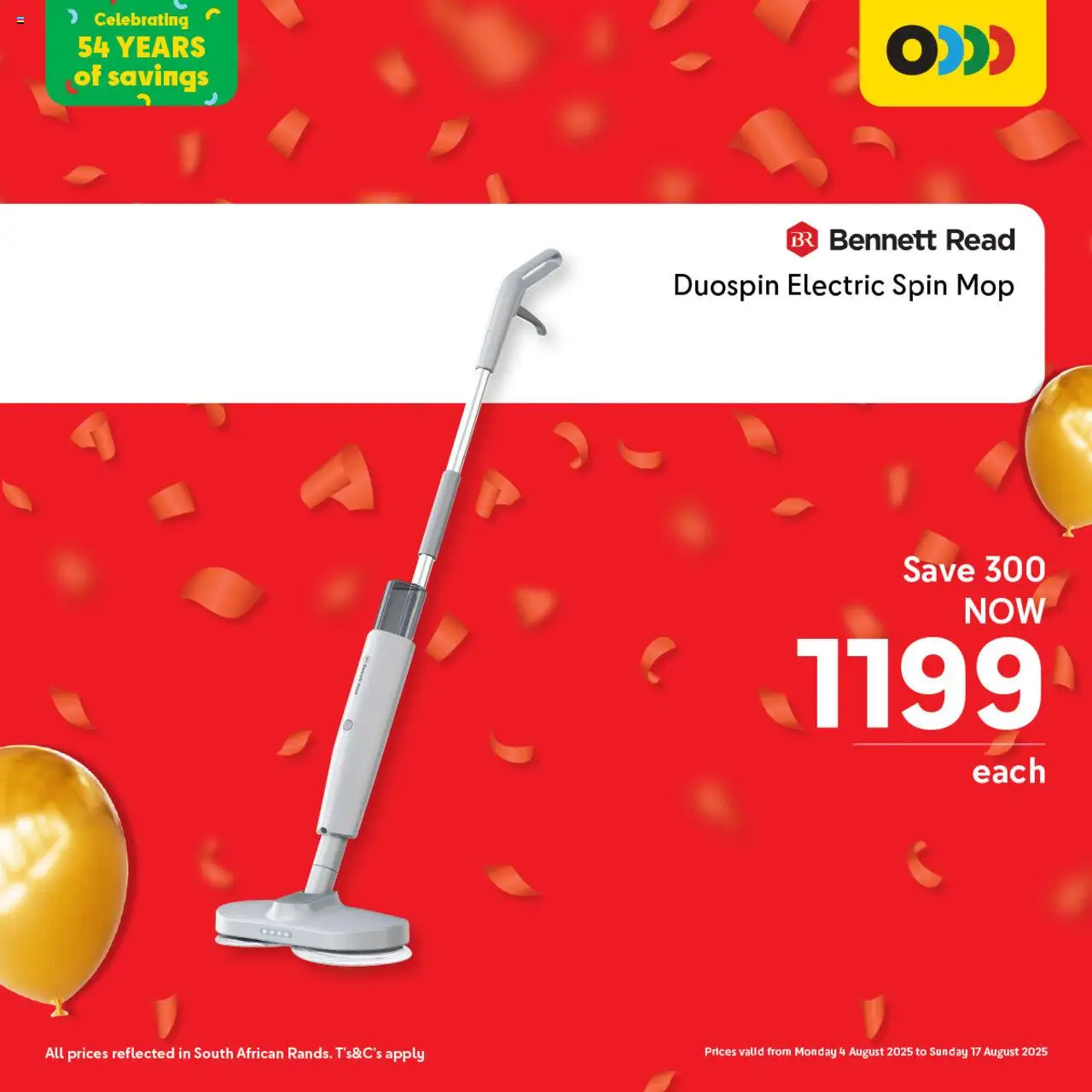 Makro Birthday Deals Kitchen │ valid from 04.08.2025 | Page: 13 | Products: Mop