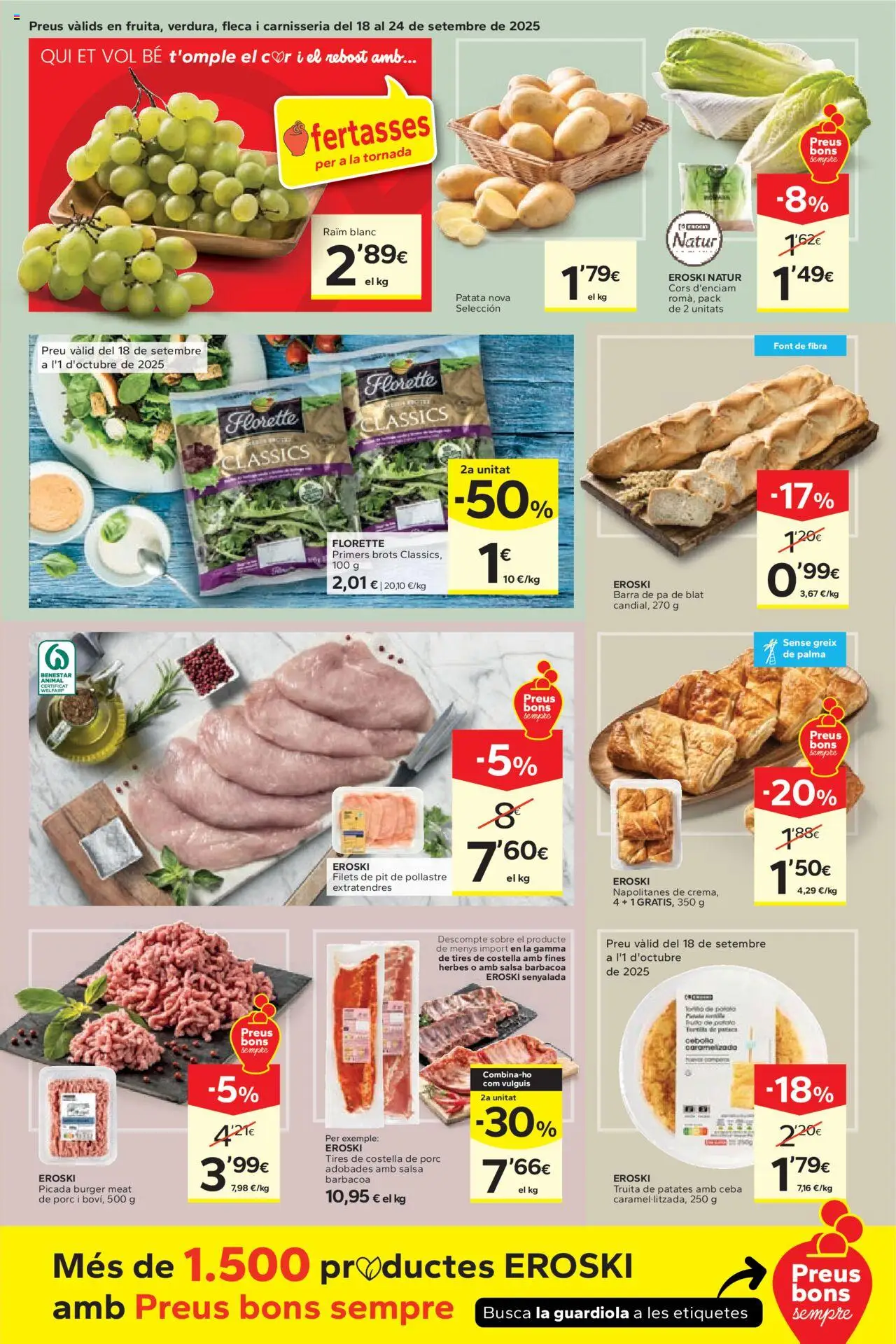 Caprabo - Ofertasses per a la tornada │ válido desde el 18.09.2025 | Página: 3