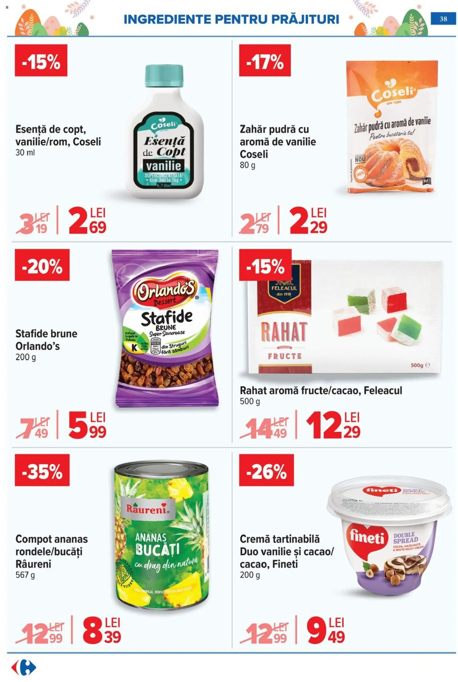 Noul catalog Carrefour – valabil de la 25.03.2026 | Pagină: 42 | Produse: Struguri, Cremă, Compot, Cremă tartinabilă