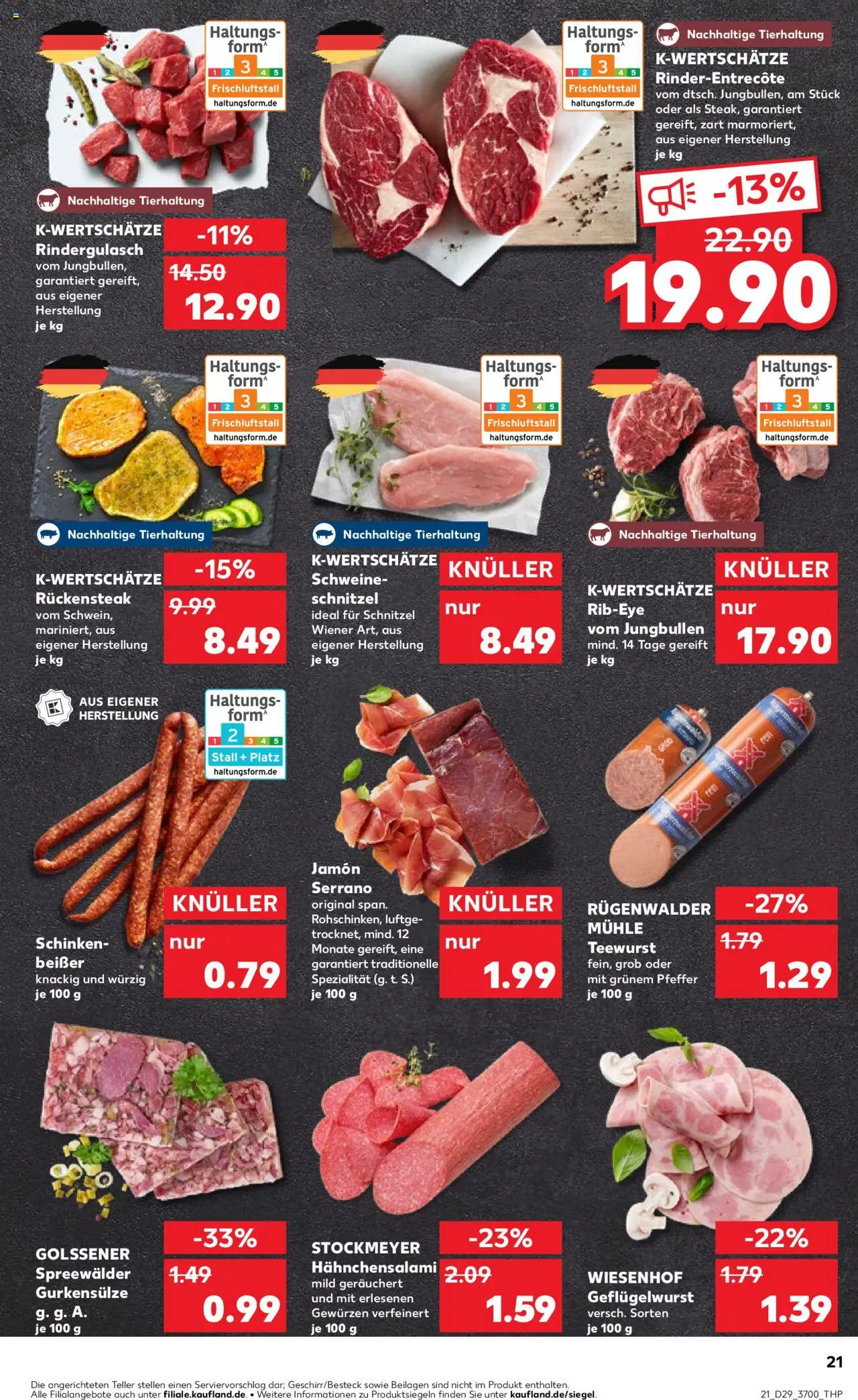 Kaufland prospekt Rostock	 - gültig ab dem 17.07.2025 | Seite: 21 | Produkte: Mühle, Schnitzel, Pfeffer, Schinken