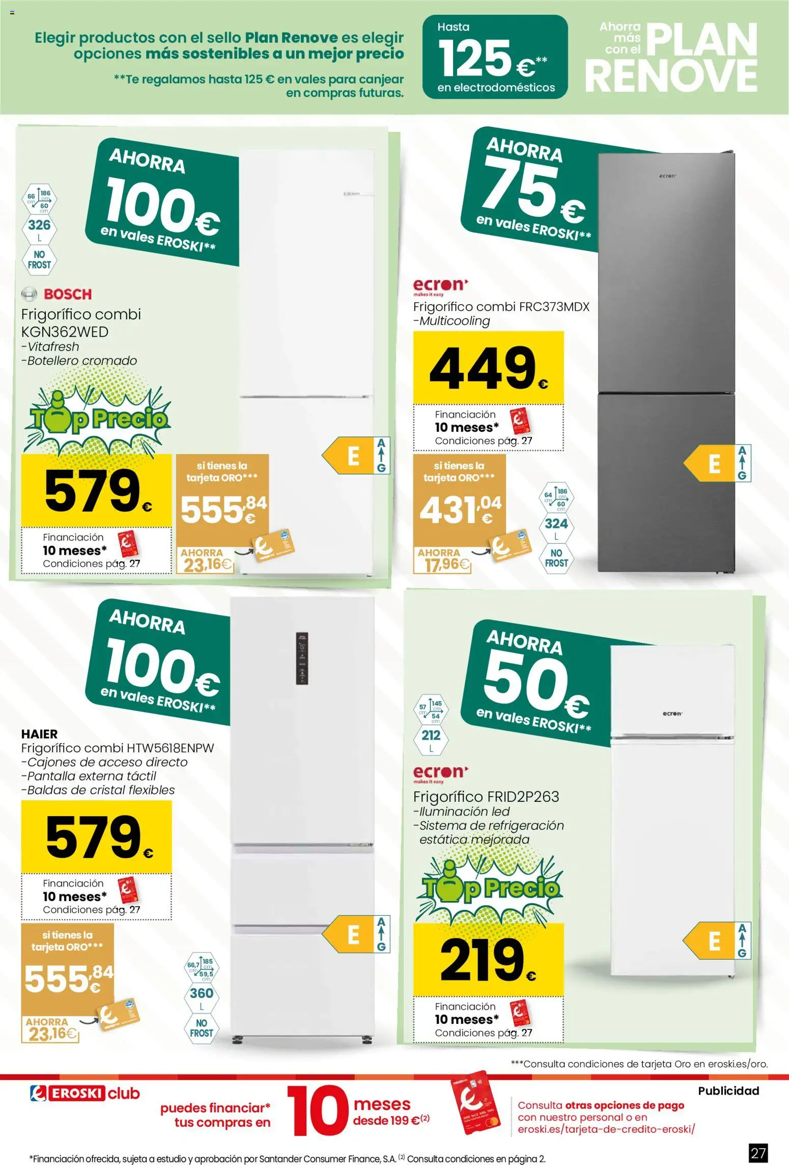 Eroski - Qué a gusto │ válido desde el 07.01.2026 | Página: 27 | Productos: Té, Combi, Galette de chaise