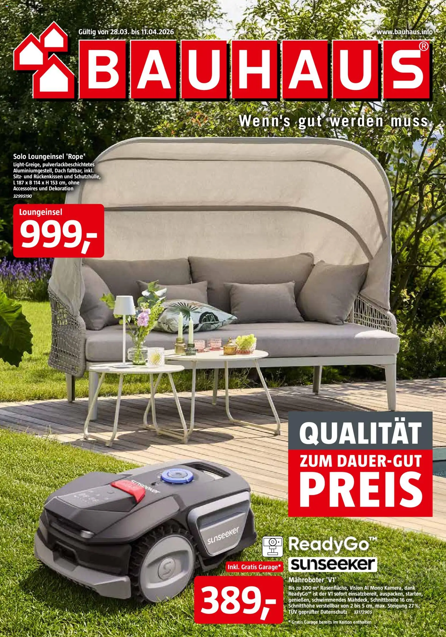 Bauhaus Prospekt 	 – gültig ab 28.03.2026 | Seite: 1