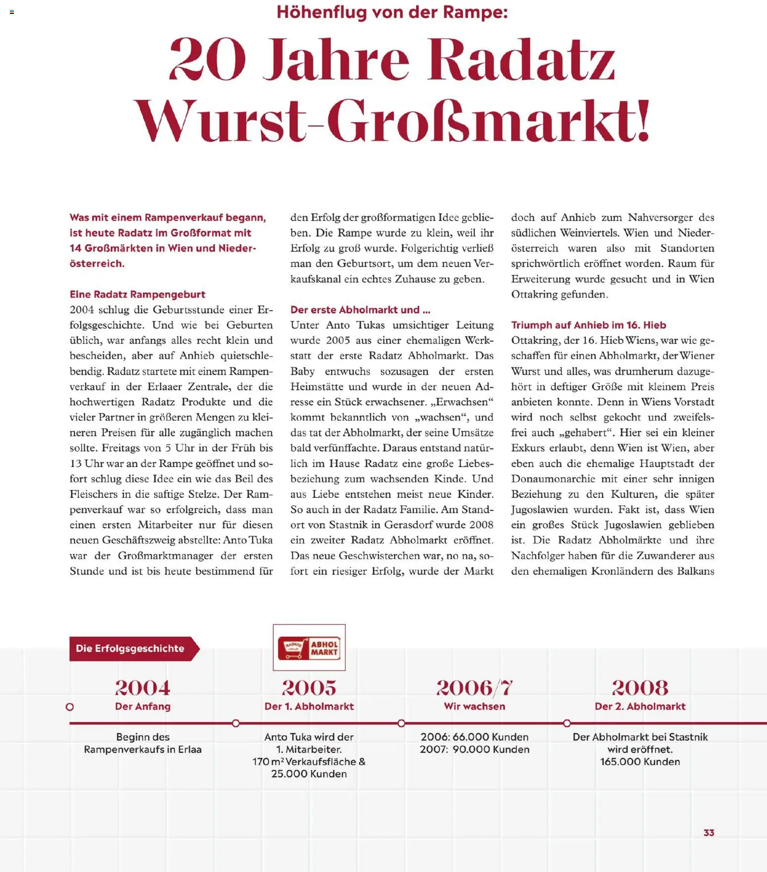 Radatz Schmeckt gültig ab 01.11.2025 | Seite: 33 | Produkte: Wurst, Uhr