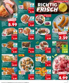 K-PURLAND Gulasch gemischt, von Schwein und Rind, pfannenfertig geschnitten je 500-g-Packg. (1 kg = 9.98) ab 23.11.2025 gültig | Seite: 17