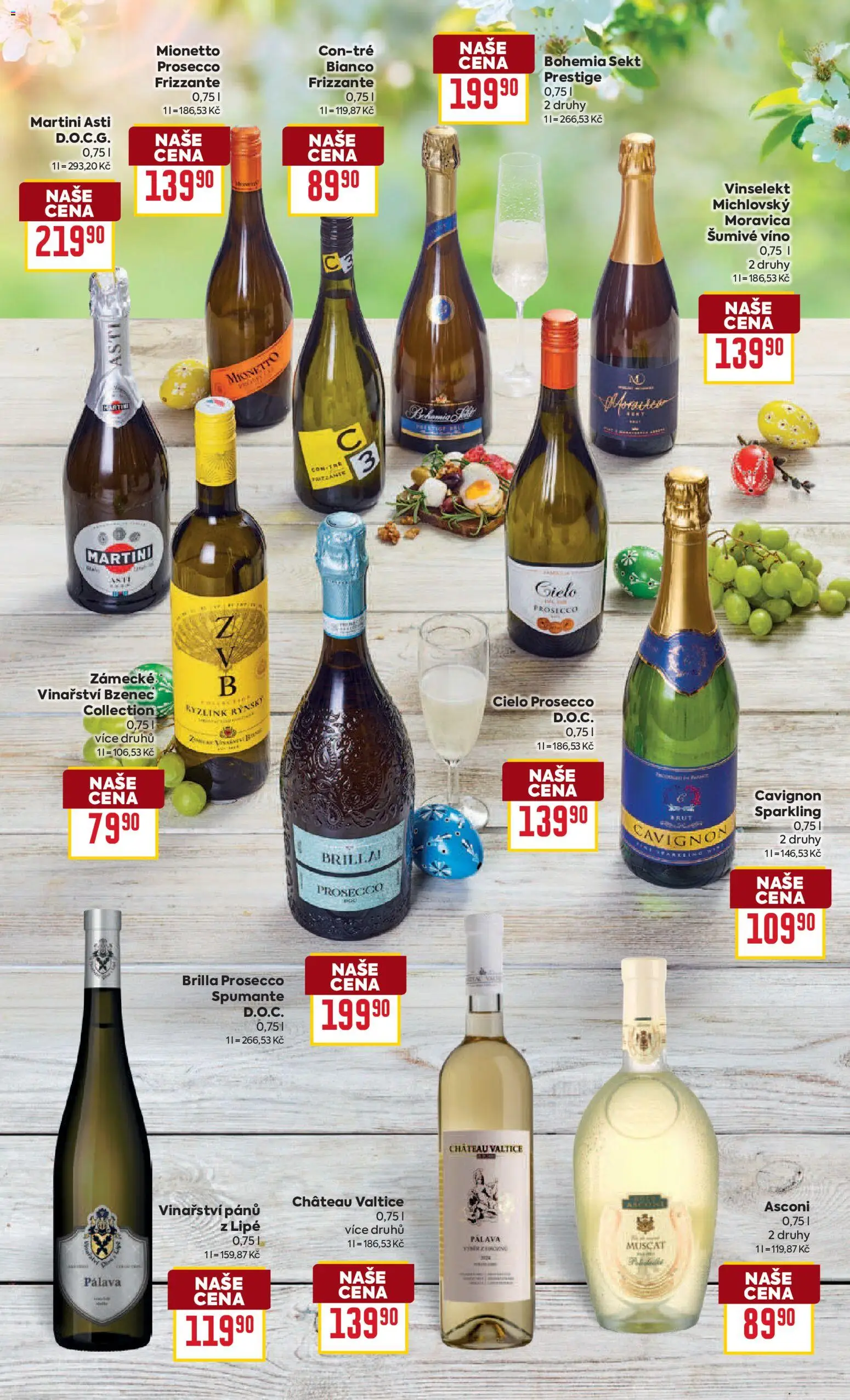 Billa leták - Velikonoce  od 18.03.2026 | Strana: 25 | Produkty: Víno, Martini, Frizzante, Mionetto