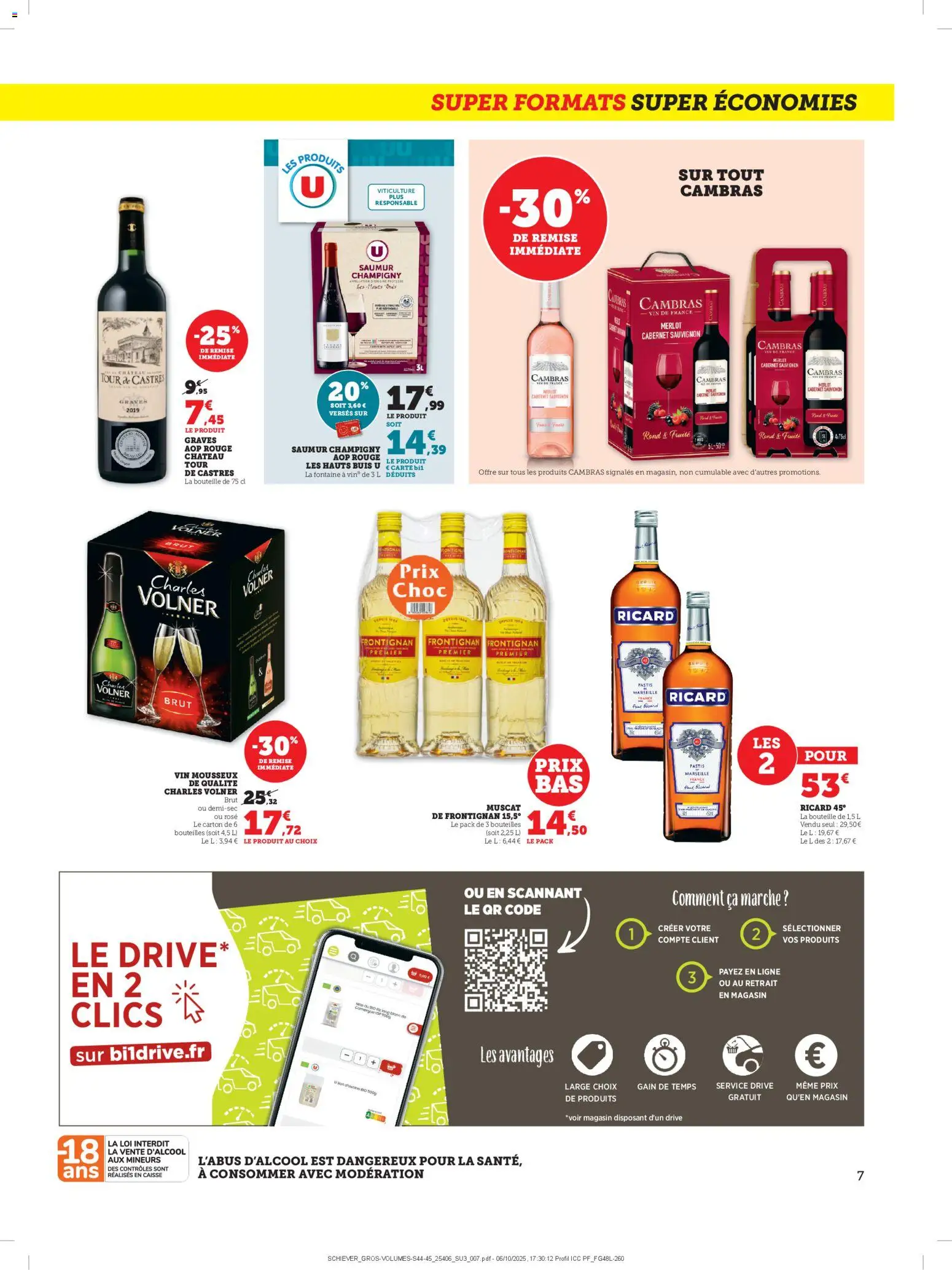 {H1} | Page: 7 | Produits: Ricard, Pastis, Mousseux, Vin