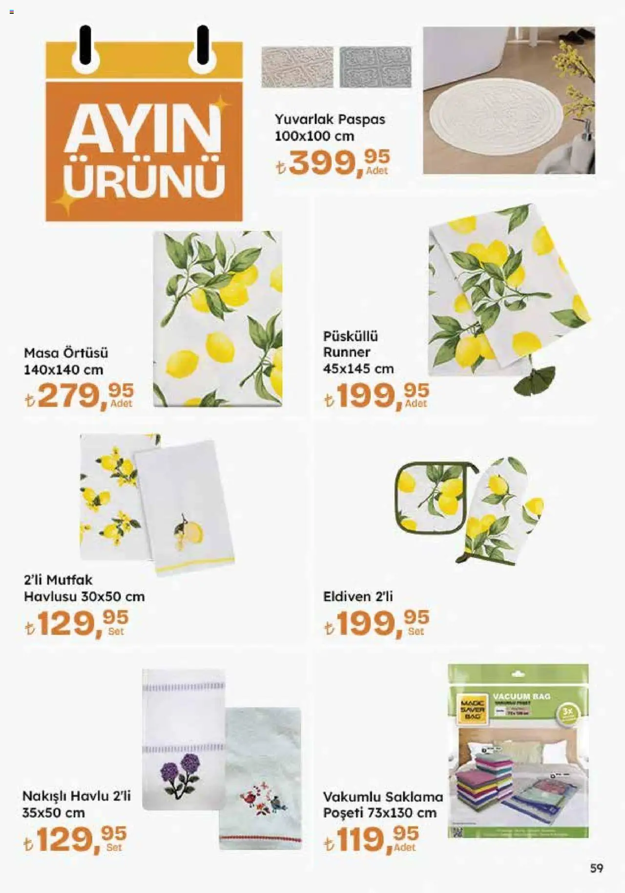 Migros Katalog - 5M Migroskop Dijital - 22.05.2025 tarihinden itibaren geçerlidir | Sayfa: 150 | Ürünler: Masa, Paspas, Eldiven, Masa örtüsü
