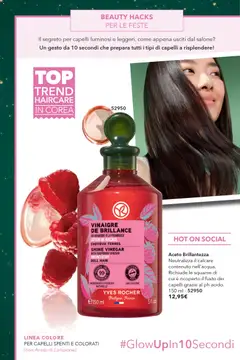 Anteprima del volantino Yves Rocher Catalogo Be Glow valido a partire dal 29.11.2025 | Pagina: 48 | Prodotti: Lampone, Aceto, Silicone